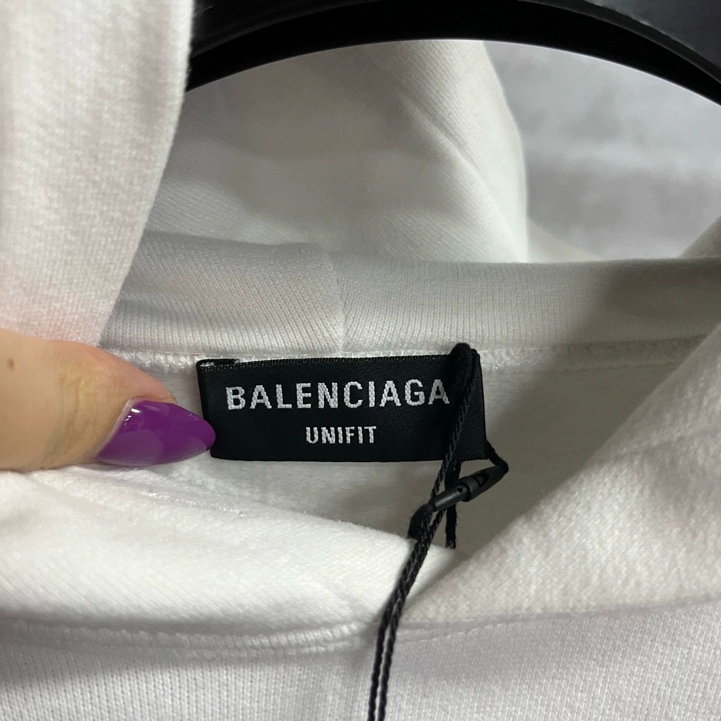Balenciaga balenciaga white logo hoodie with tag Size US XS / EU 42 / 0 - 2 Thumbnail