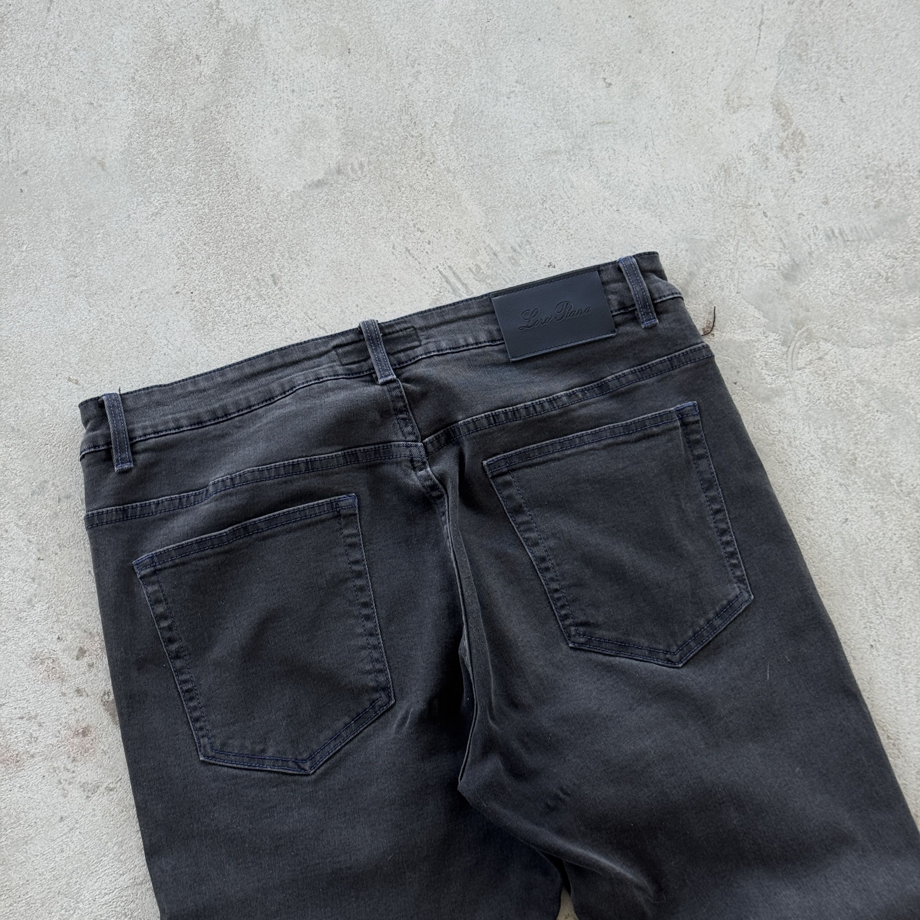 Loro Piana Loro Piana Slim Fit Distressed Grey Jeans Made In Italy W33 Size US 33 - 4 Thumbnail