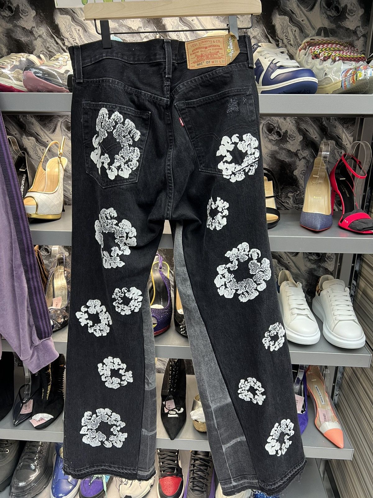 DENIM TEARS Denim Tears Cotton Wreath Jeans Size US 31 - 2 Thumbnail