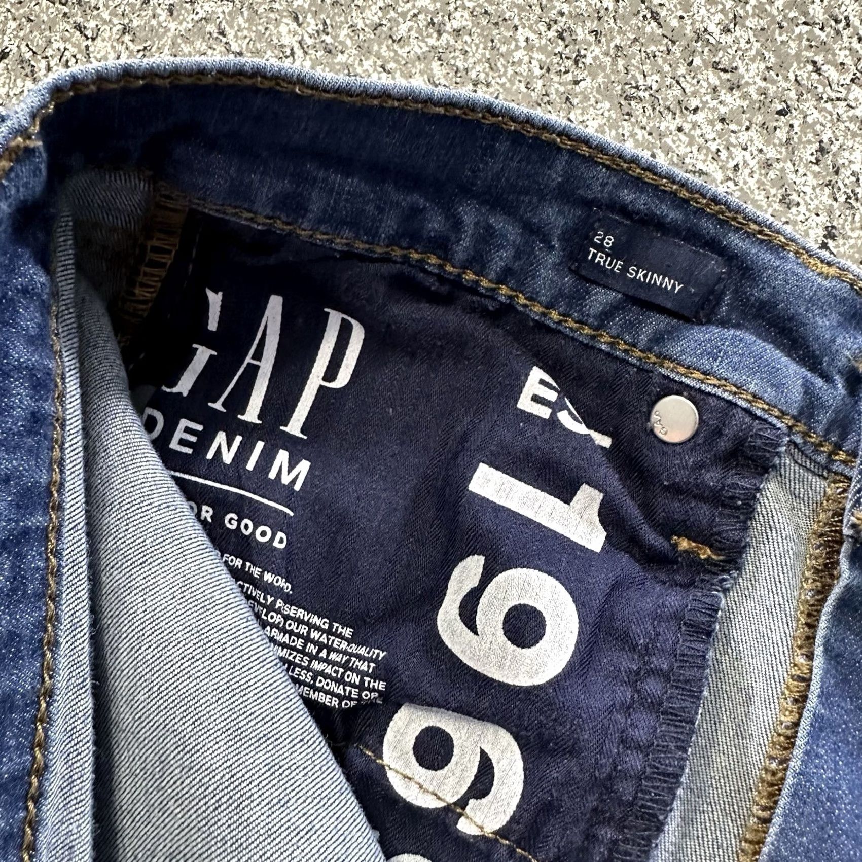 Gap Gap Jeans Womens 28x26 Skinny Stretch Denim 5-Pocket Blue Size 28" / US 6 / IT 42 - 6 Thumbnail
