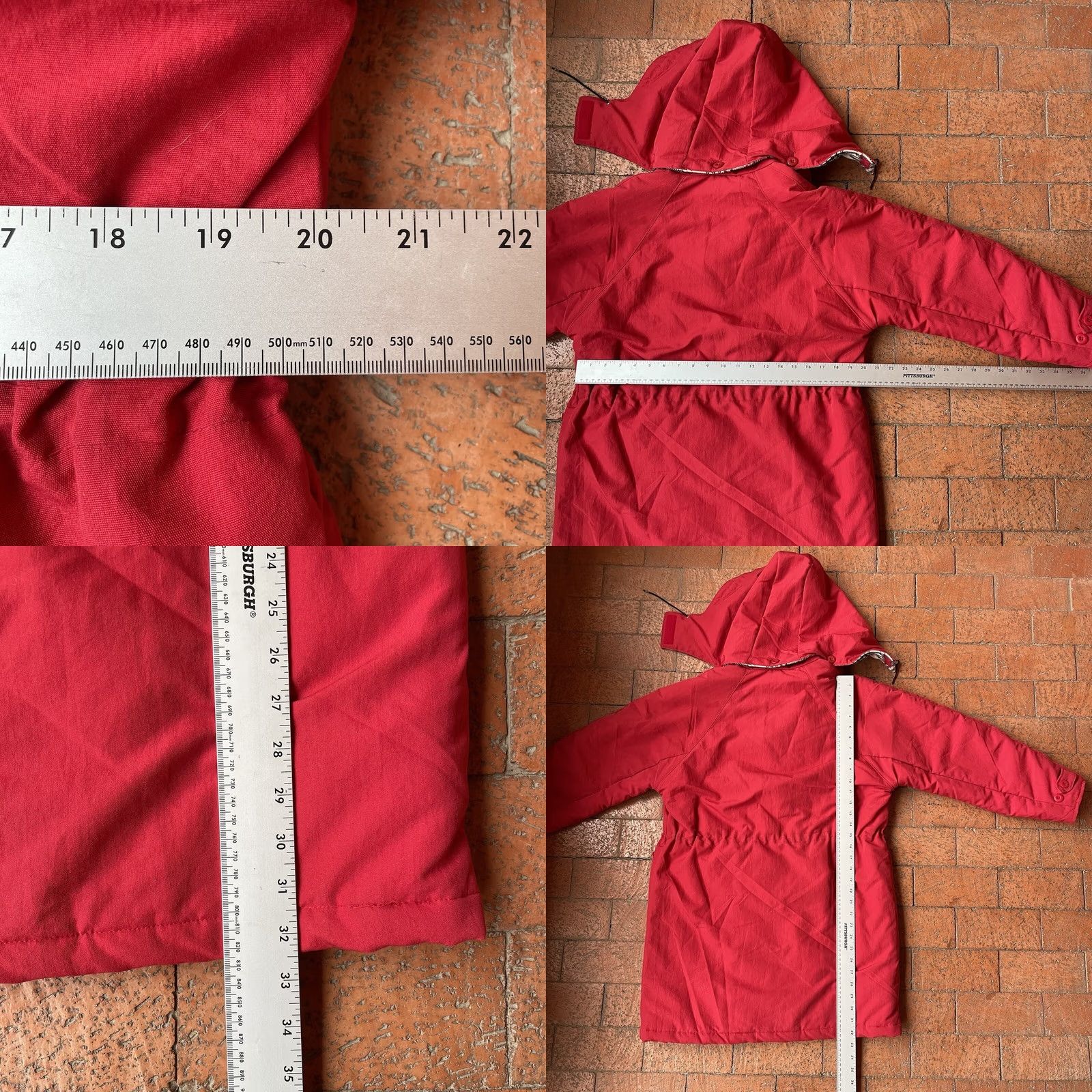 Vintage VINTAGE Woolrich Jacket Red Wool Lined Plaid M Wool Blend Lamb Fur Secretary/Geek 1990s Made in USA Mens/Womens Size M / US 6-8 / IT 42-44 - 10 Thumbnail
