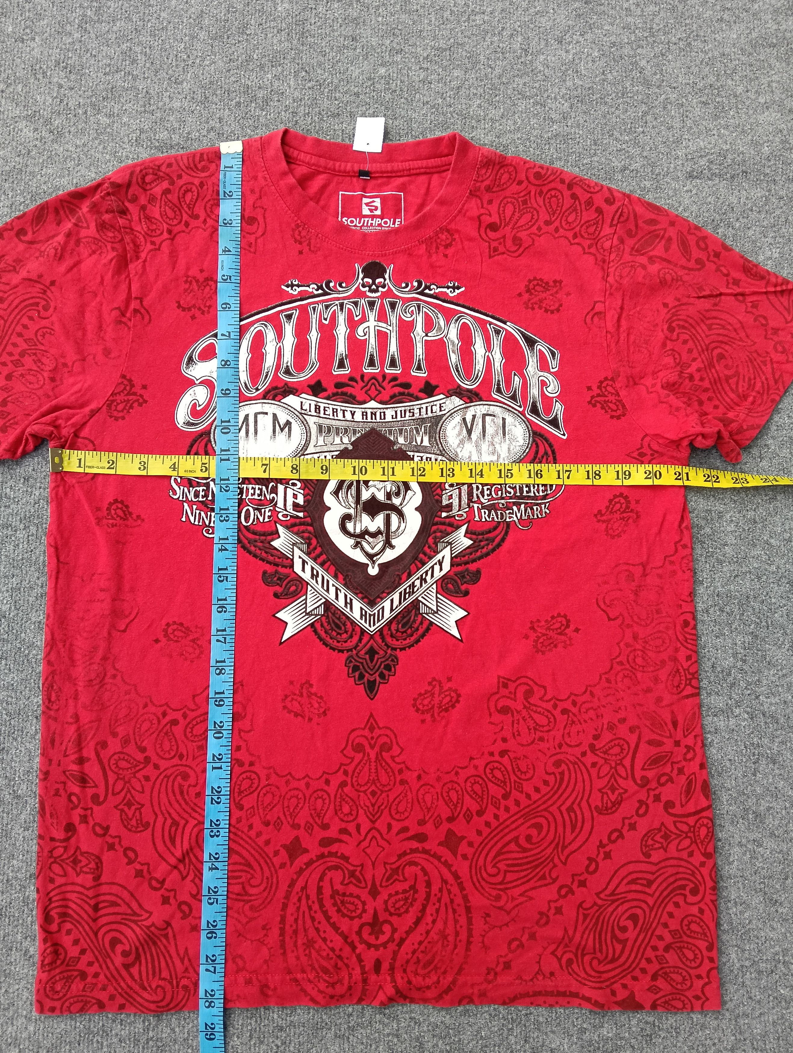 Southpole Southpole Streetwear Red Tee Size US L / EU 52-54 / 3 - 2 Thumbnail