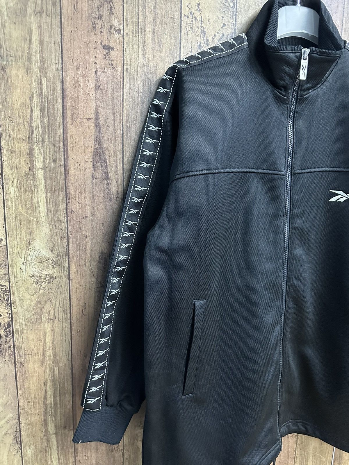 Reebok × Vintage Vintage Reebok Sidetape 90s Zipper Tracktop Z03 Size US M / EU 48-50 / 2 - 4 Thumbnail