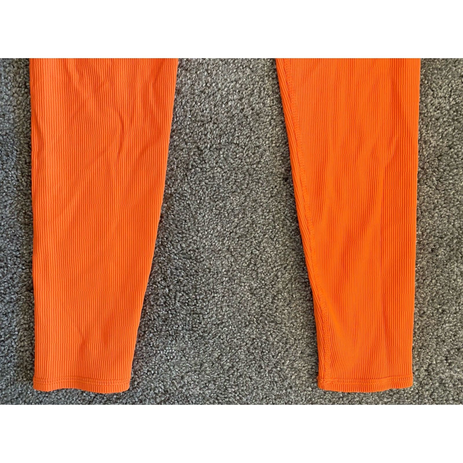 Kyodan VINTAGE NWT New Kyodan High Waist Women’s Leggings Petite Size P/S Orange MSRP 8 Size 28" / US 6 / IT 42 - 4 Thumbnail