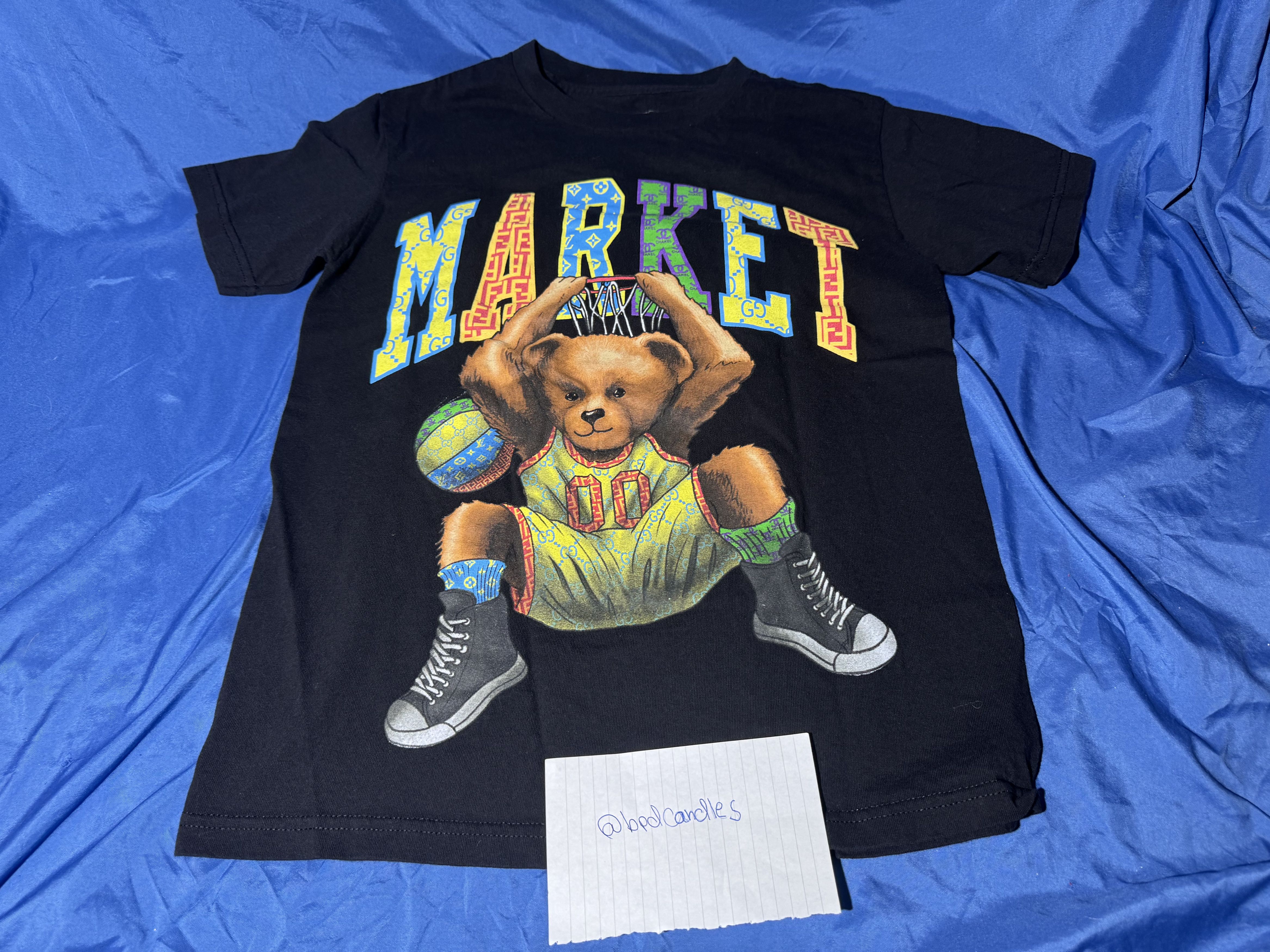Market Chinatown market secret club bootlegger bear t-shirt S Size US S / EU 44-46 / 1 - 1 Thumbnail