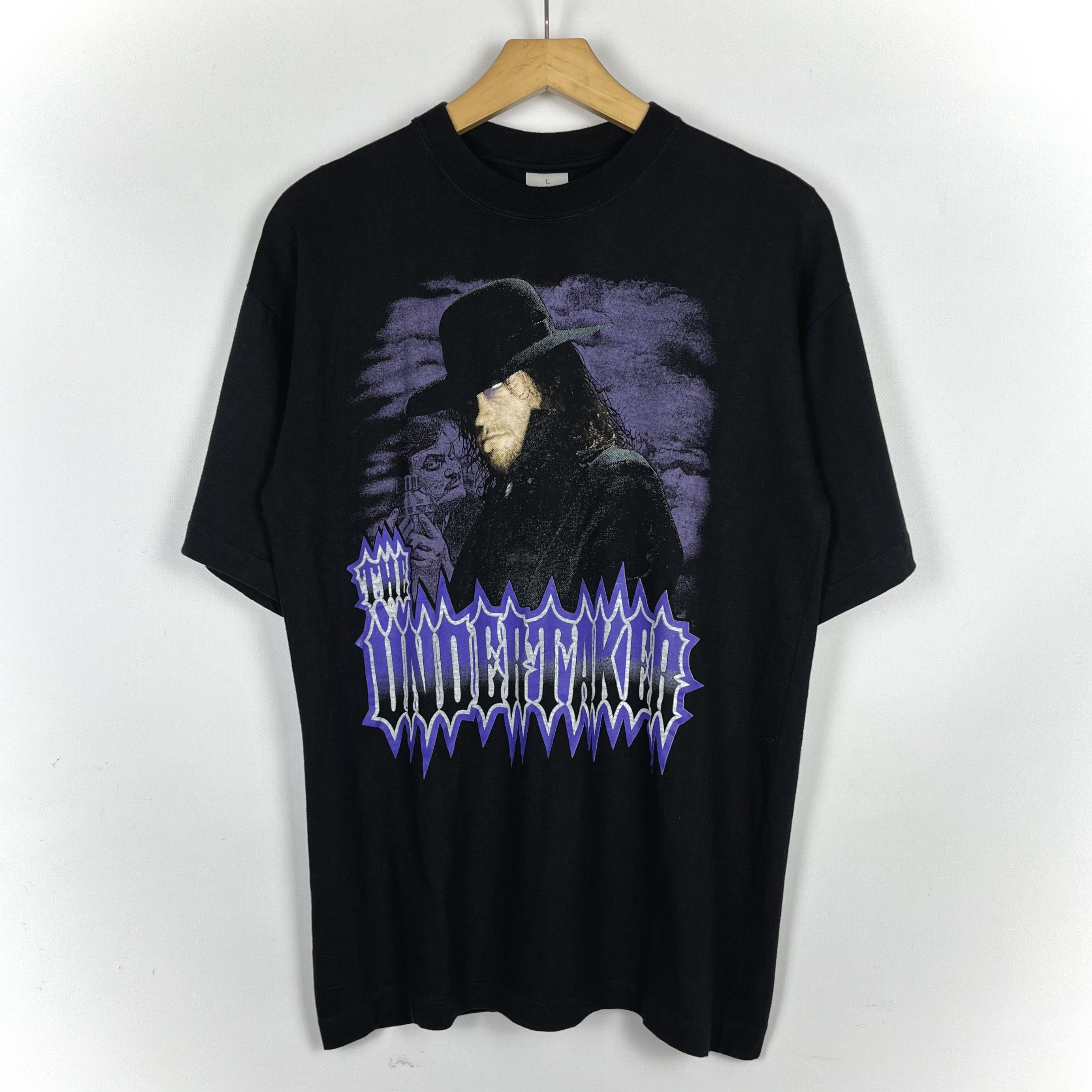 WWF Vintage Undertaker WWF Wrestling T Shirt 1990’s Size US M / EU 48-50 / 2 - 1 Thumbnail