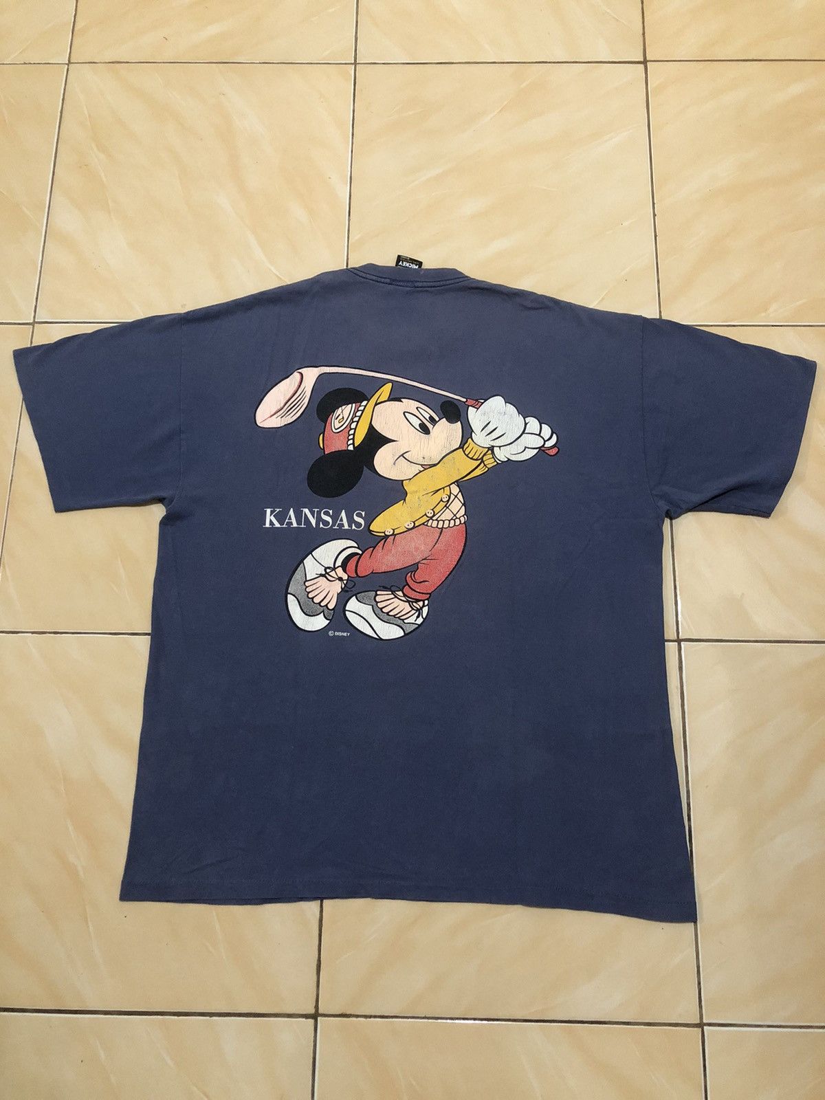 Disney × Mickey Mouse × Vintage Vintage Mickey Mouse Embroidered Golf Velva Sheen t-shirt Size US XL / EU 56 / 4 - 3 Thumbnail