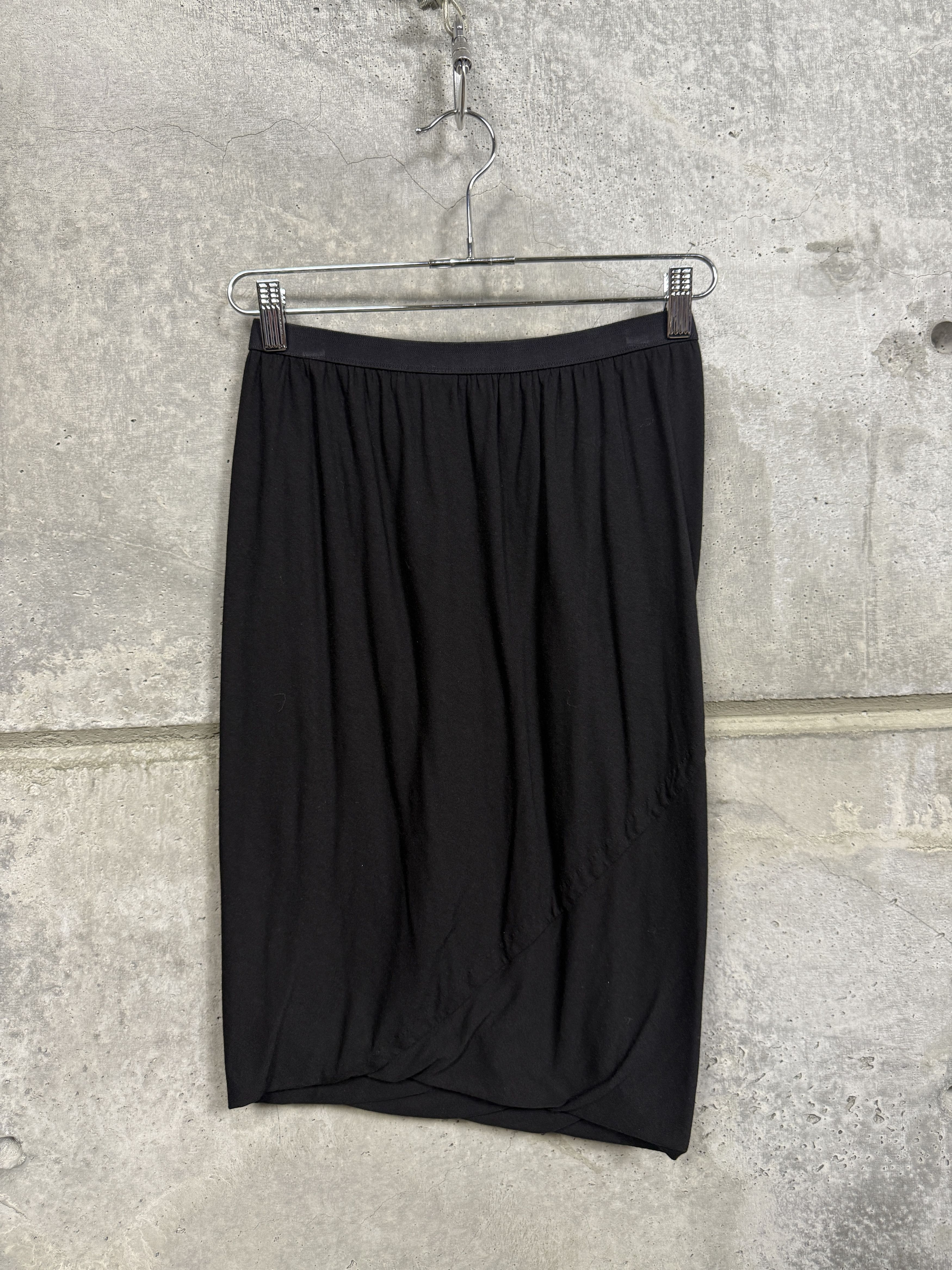 Rick Owens Lilies $575 Rick Owens Lilies Ruched Pencil Skirt Size 27" / US 4 / IT 40 - 6 Thumbnail