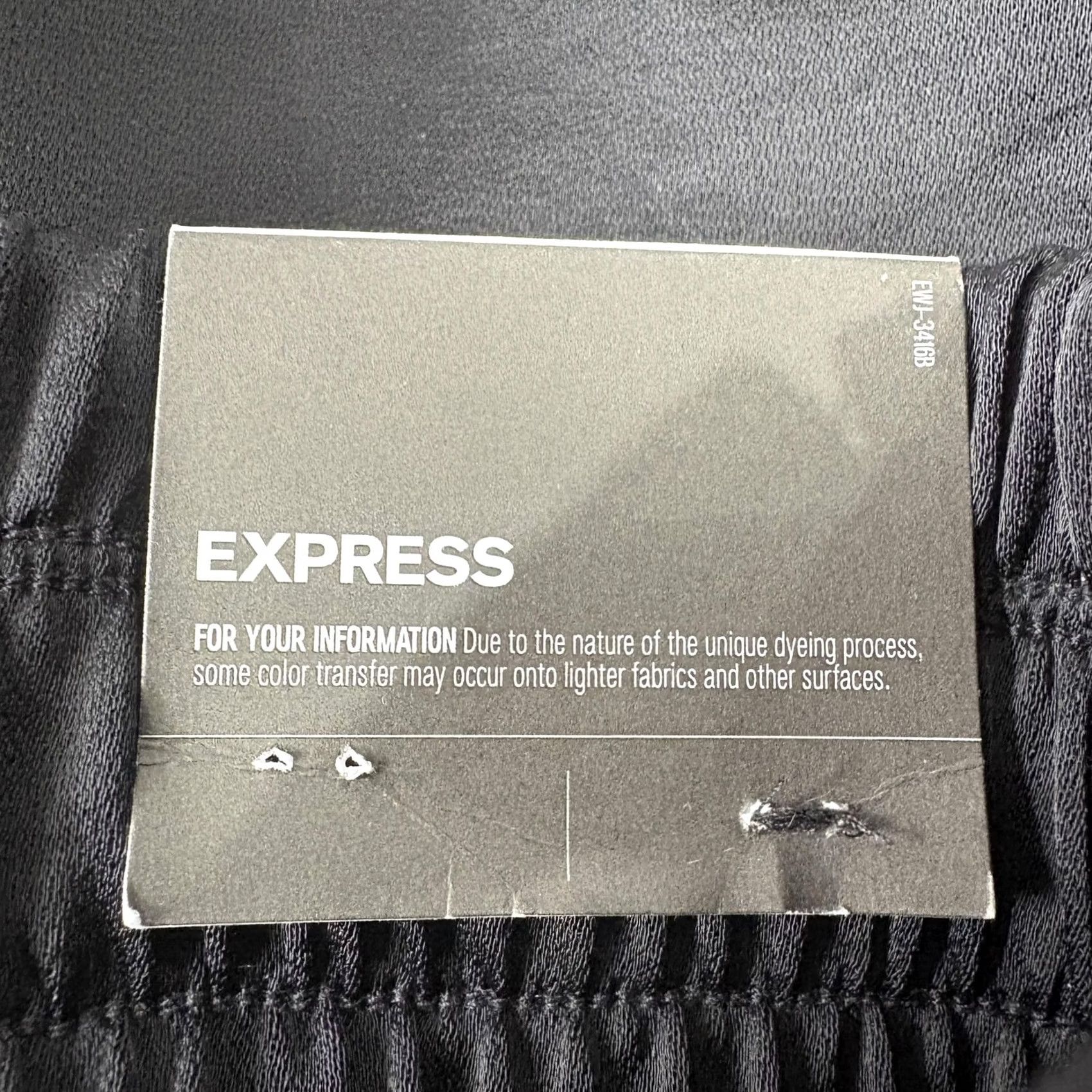 Express Express Pants Womens Small Black Satin Career Wide-Leg Belted, Pull On, 33in Inseam, 28in Waist, Vintage No, Dress Pants, Satin, Solid, XS? Size 28" / US 6 / IT 42 - 4 Thumbnail