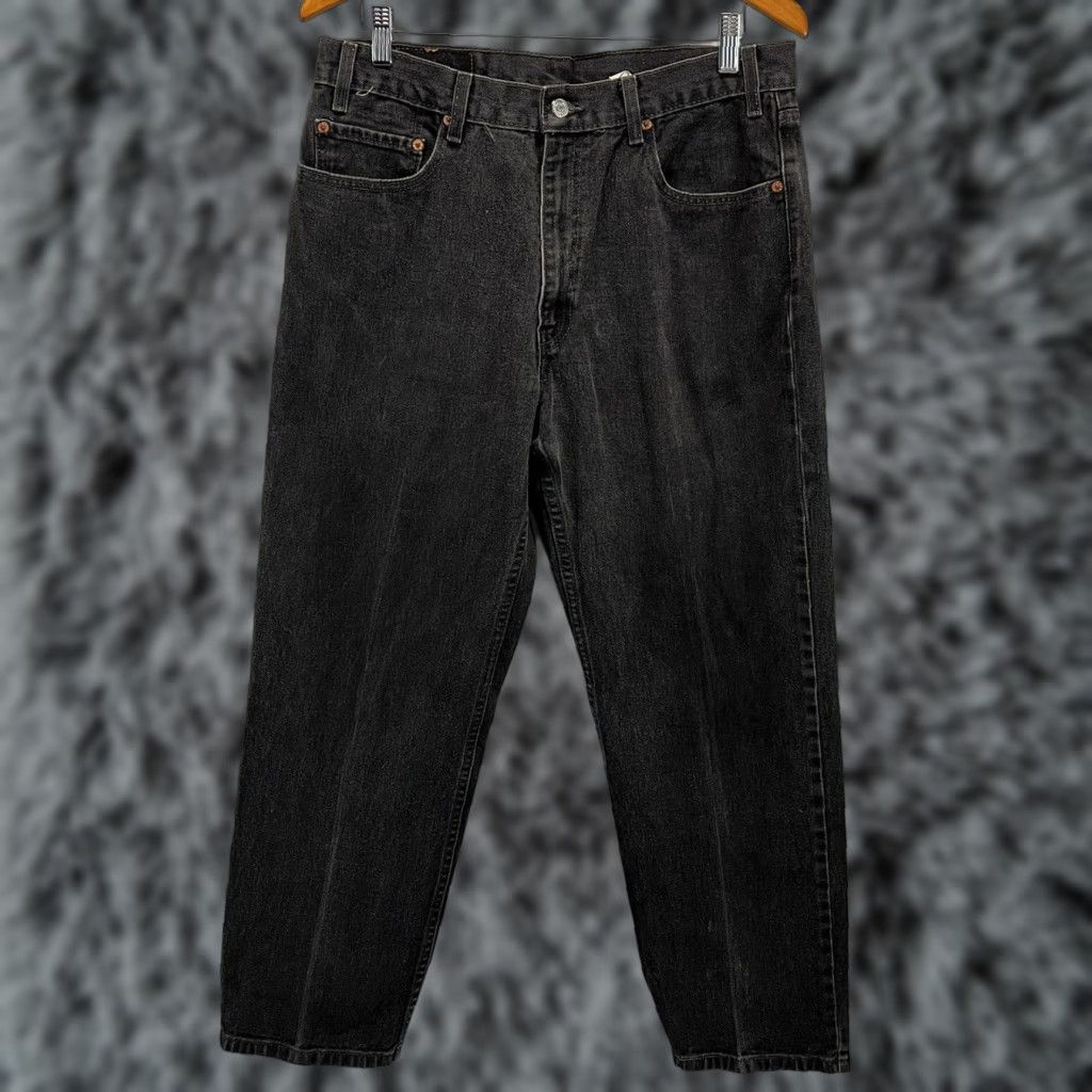 Levi's VINTAGE Levi's 505 Black Jeans 36x30 Relaxed Fit Straight Leg Y2K Mens Size US 36 / EU 52 - 1 Thumbnail