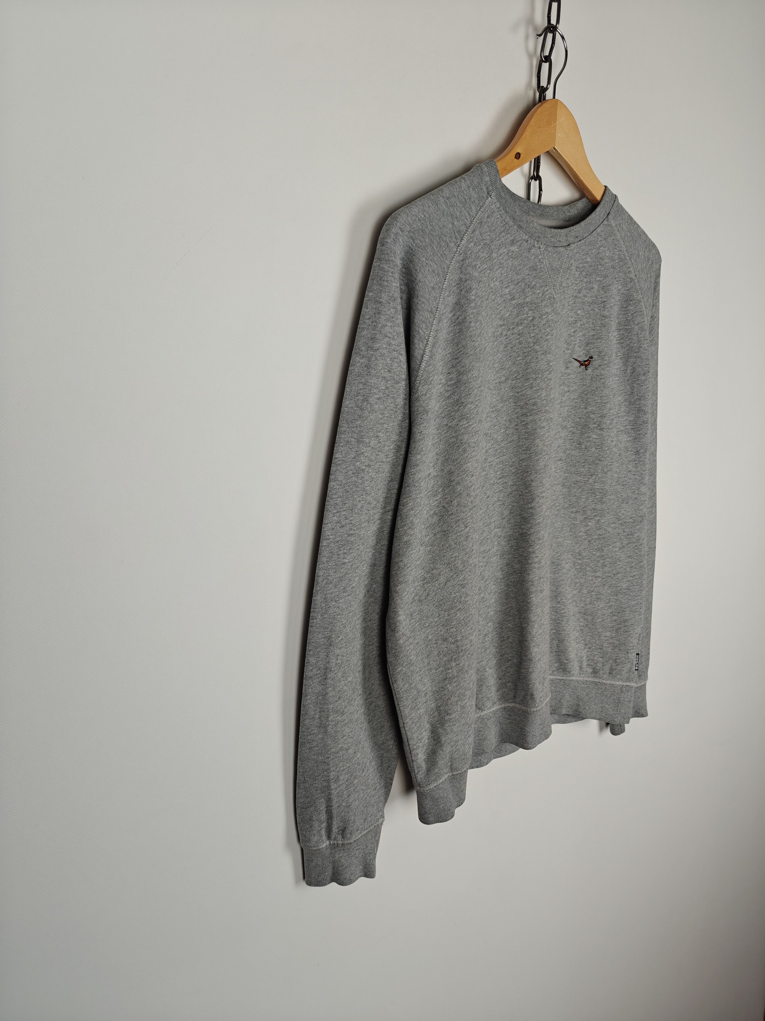 Barbour Barbour Sweatshirt Crewneck Bird Logo Organic Gray size L Size L / US 10 / IT 46 - 6 Thumbnail