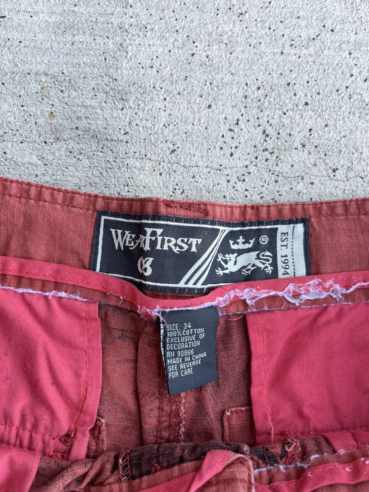 Other Wear First Camo Shorts (Size 34) Tropical Leaf Print, Skate Size US 34 / EU 50 - 3 Thumbnail