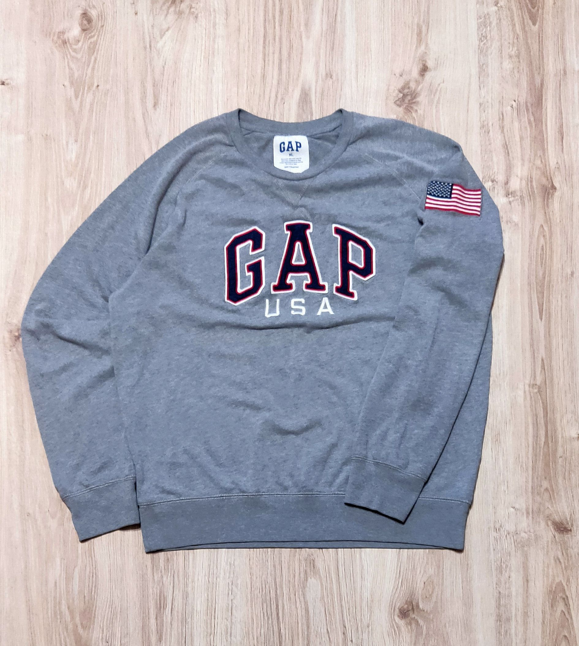 Gap × Polo Ralph Lauren × Vintage Vintage GAP Usa sweatshirt Ralph Lauren style big logo Size US XL / EU 56 / 4 - 2 Thumbnail