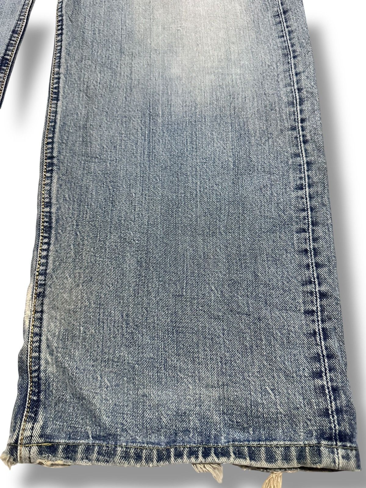 Vintage Lee Distressed Jeans Baggy Loose Style Faded Wash