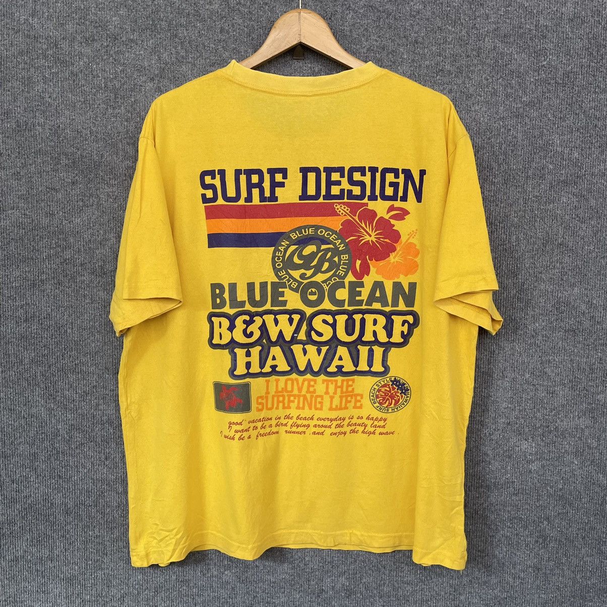 Vintage Vintage 2000s Blue Ocean Hawaii Surf T Shirt Size US XL / EU 56 / 4 - 1 Thumbnail