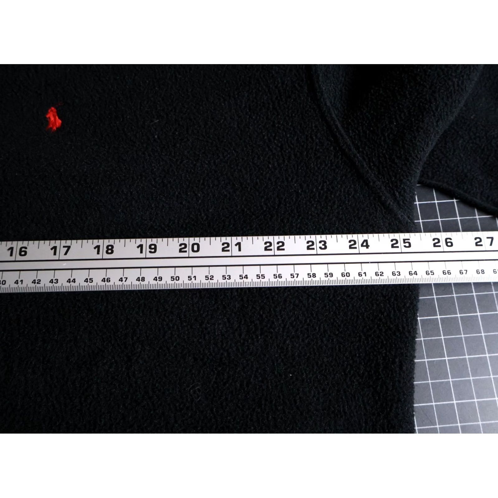 Polo Ralph Lauren VINTAGE Polo Ralph Lauren Fleece Jacket Shirt XL Black Red 1/4 Zip Mock Neck Mens Size US XL / EU 56 / 4 - 5 Thumbnail