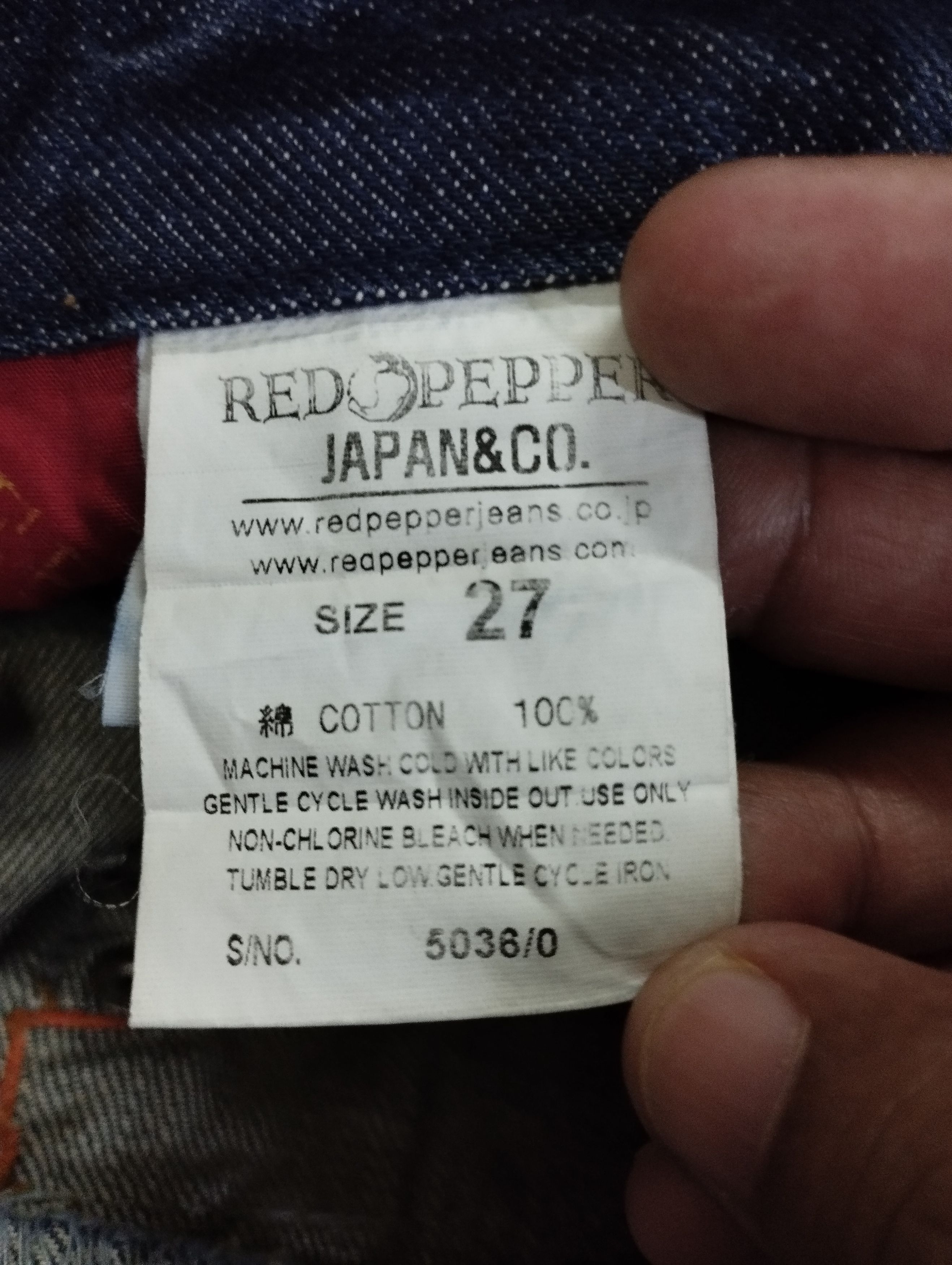 If Six Was Nine × Jean × Tornado Mart Flare Jeans Japan Redpepper Lightning Wash Bootcut Jeans Size US 31 - 8 Thumbnail