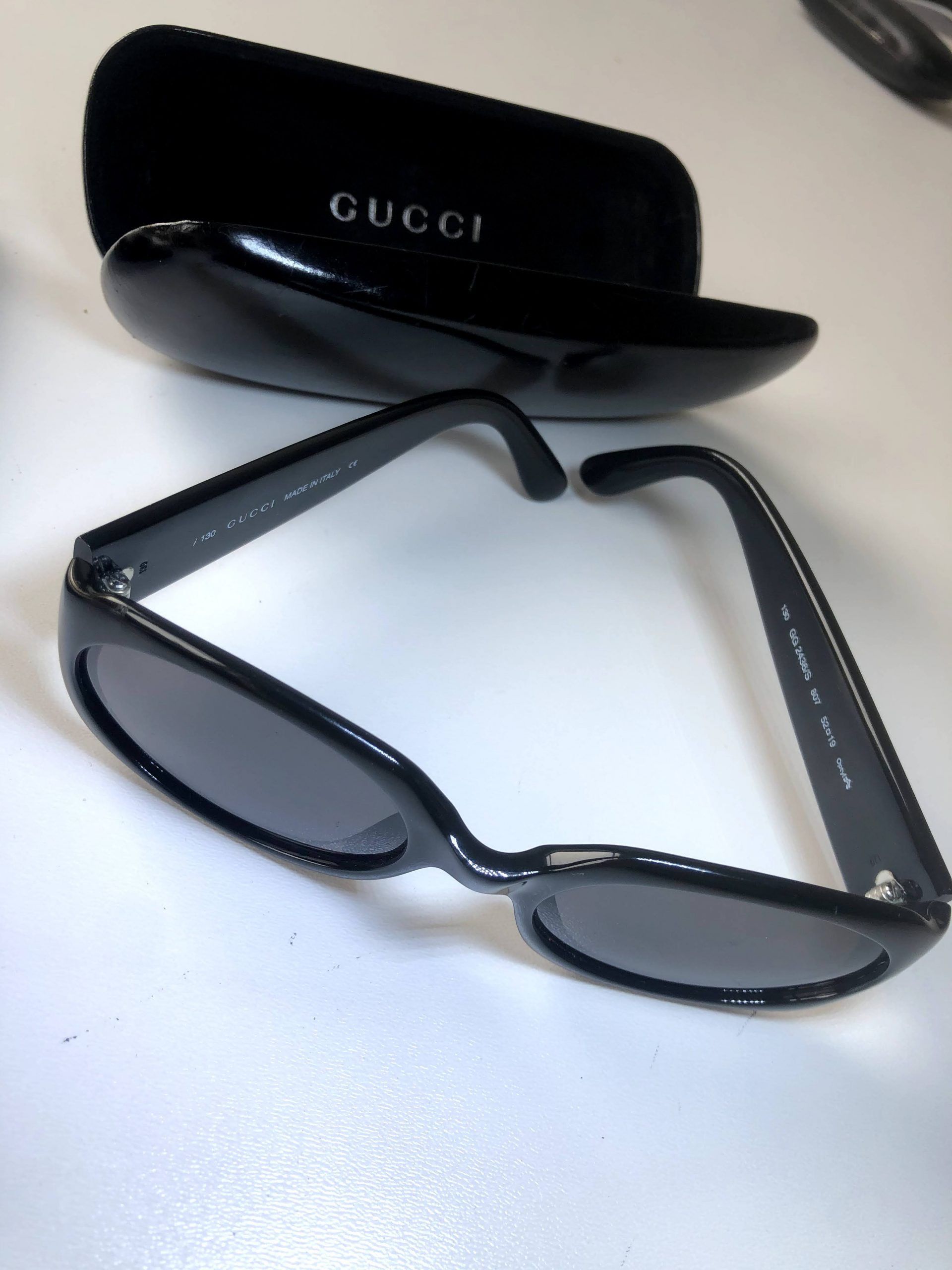 Gucci × Tom Ford × Vintage Gucci Sunglasses 2436 Mask Shield Sport Bike Pop Vintage Size ONE SIZE - 5 Thumbnail