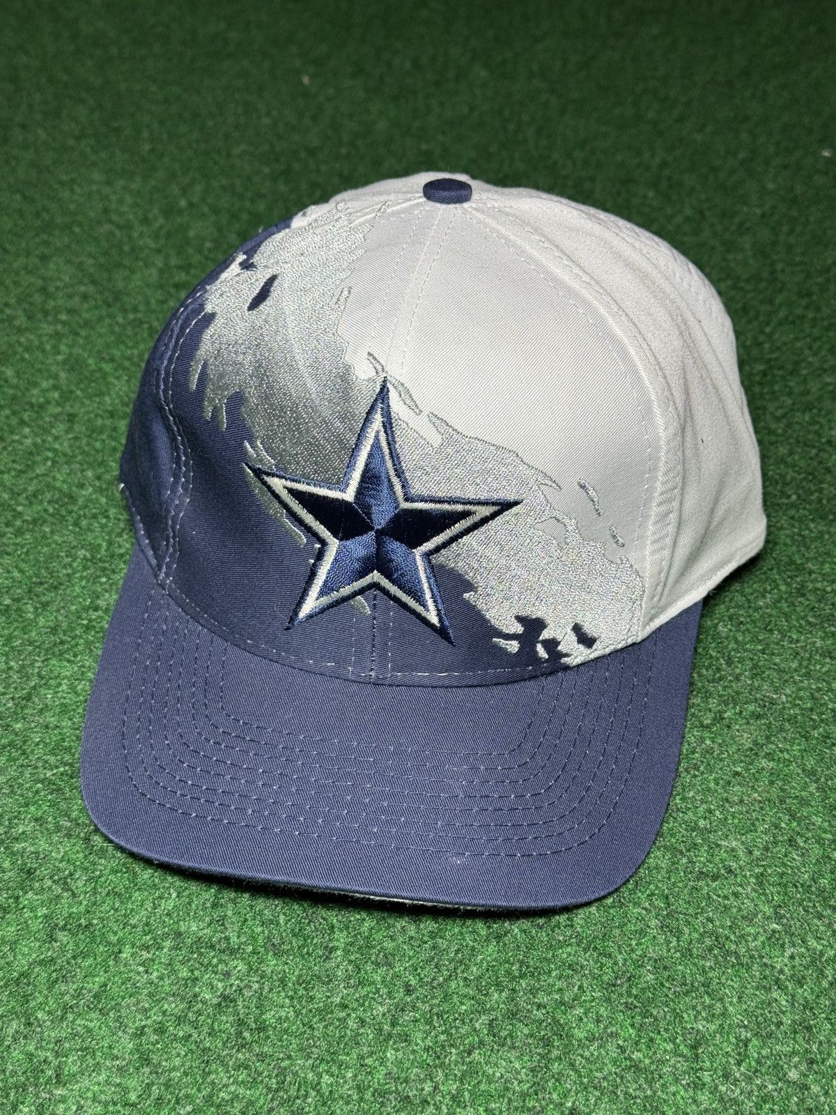 Logo Athletic Vintage Dallas Cowboys Logo 7 Splash White Snapback Hat Cap Size ONE SIZE - 1 Thumbnail