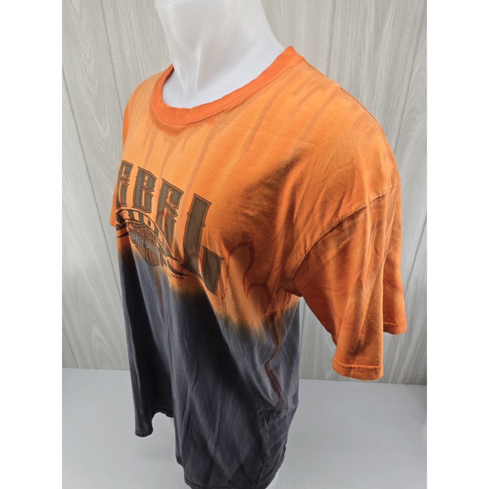 Harley Davidson Harley-Davidson T-Shirt Men’s Tie Dye Panama City Florida Size XL Orange Gray Size US XL / EU 56 / 4 - 5 Thumbnail