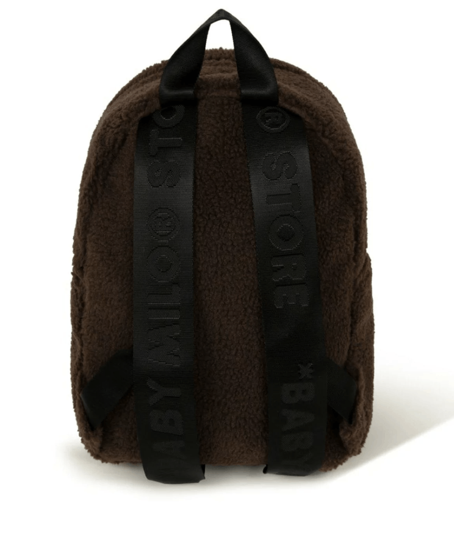 Bape Bape ALL BABY MILO MINI FAUX FUR BACKPACK Size ONE SIZE - 3 Thumbnail