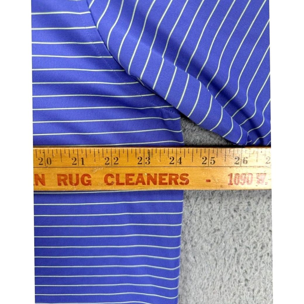 Vintage Donald Ross Polo Shirt Adult Large Purple Yellow Striped Golf Rugby Mens Size US L / EU 52-54 / 3 - 6 Thumbnail