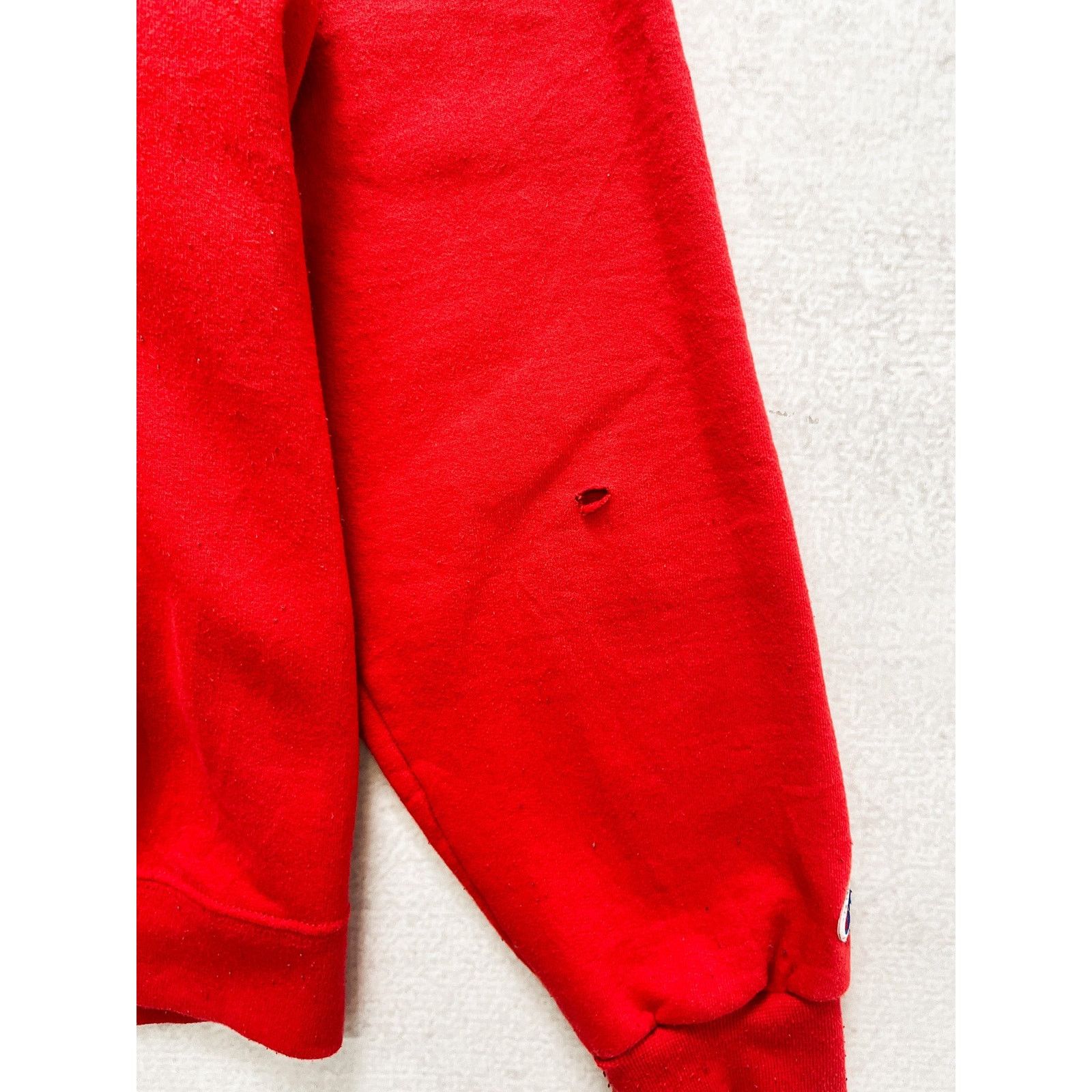 The Unbranded Brand Vintage 90s Ohio State Red Drawstring Hoodie - Men's XL Size US XL / EU 56 / 4 - 4 Thumbnail