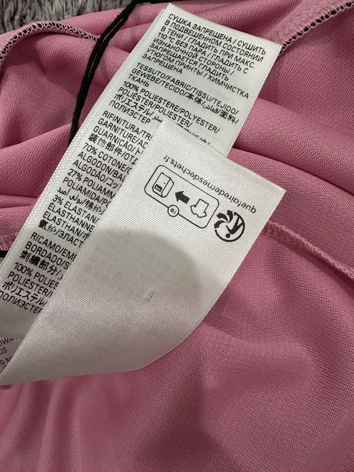 Balenciaga Balenciaga Pink Soccer Paris Jersey Longsleeve BNWT Size US M / EU 48-50 / 2 - 11 Thumbnail