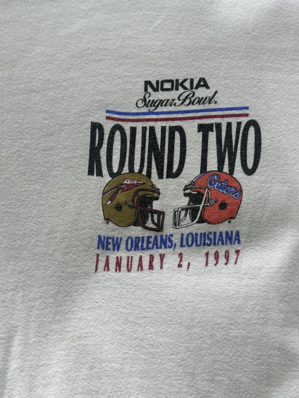 Vintage 1997 Nokia Sugar Bowl - Round Two T-Shirt Size US M / EU 48-50 / 2 - 2 Thumbnail