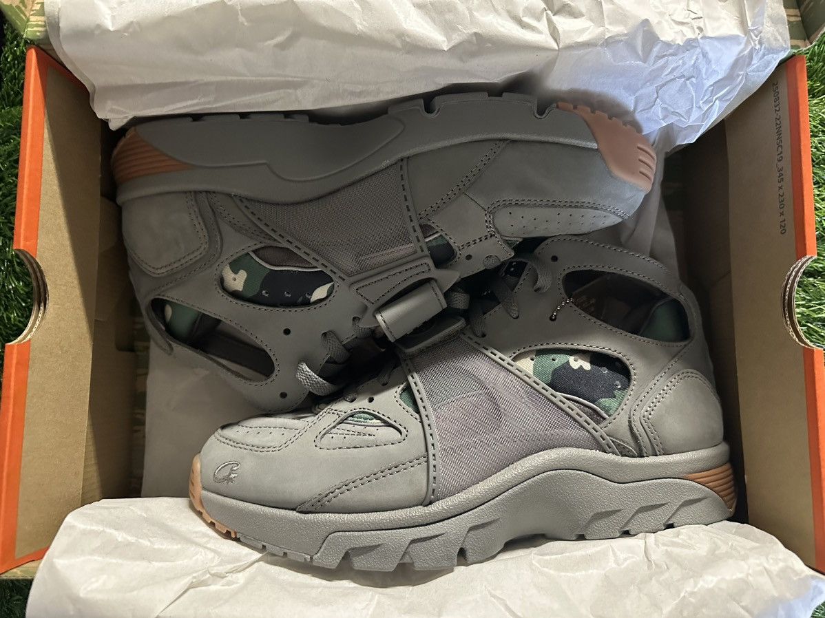 Corteiz × Nike Corteiz x Nike Air Trainer Huarache Gully Grey Size 9 M Size US 9 / EU 42 - 6 Thumbnail