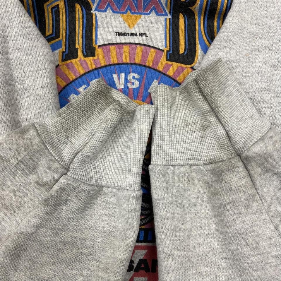 Vintage VTG Distressed Super Bowl XXIX Chargers Vs 49ers Sweatshirt Size US XL / EU 56 / 4 - 7 Thumbnail