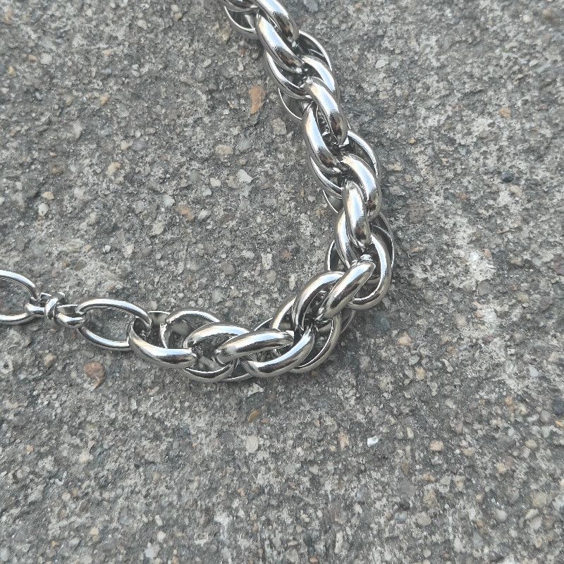 Japanese Brand × Jewelry Stainless Steel Snake Chain Pants Accessory Punk Style Size ONE SIZE - 4 Thumbnail