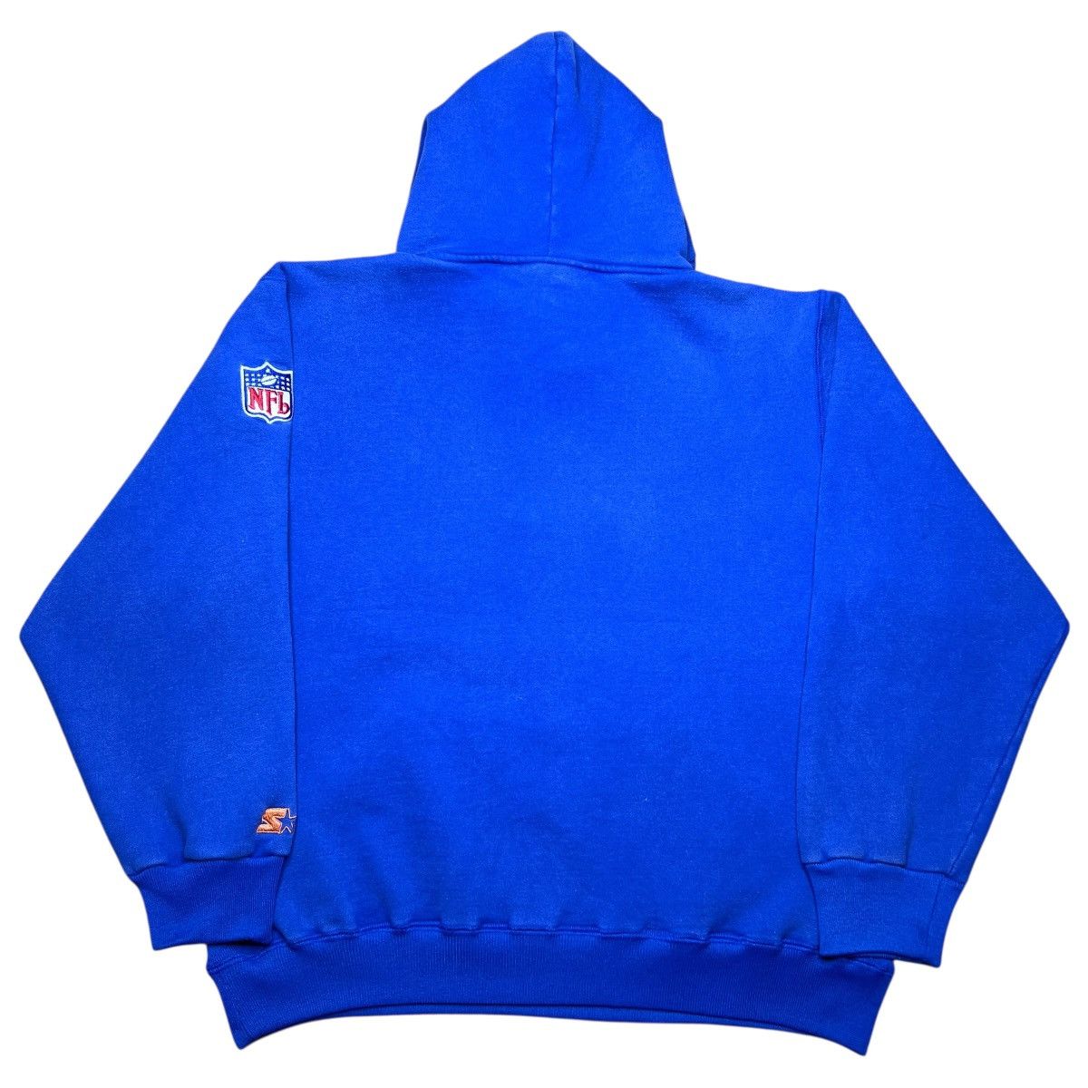 Starter 90s NFL Denver Broncos Starter Embroidered Spell Out Hoodie Size US M / EU 48-50 / 2 - 4 Thumbnail