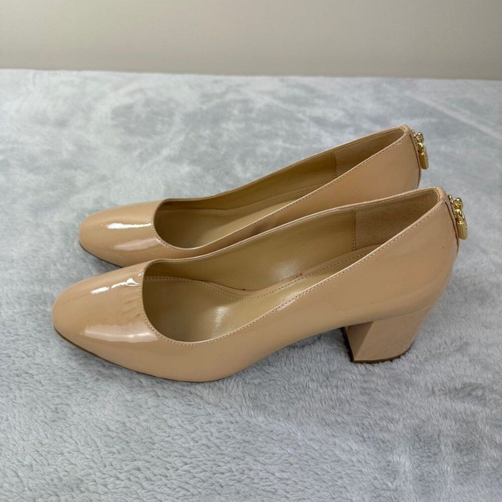 Michael Kors Michael Kors Beige Leather Round Tip Shoes Women's Size 8.5 Size US 8.5 / IT 38.5 - 8 Thumbnail