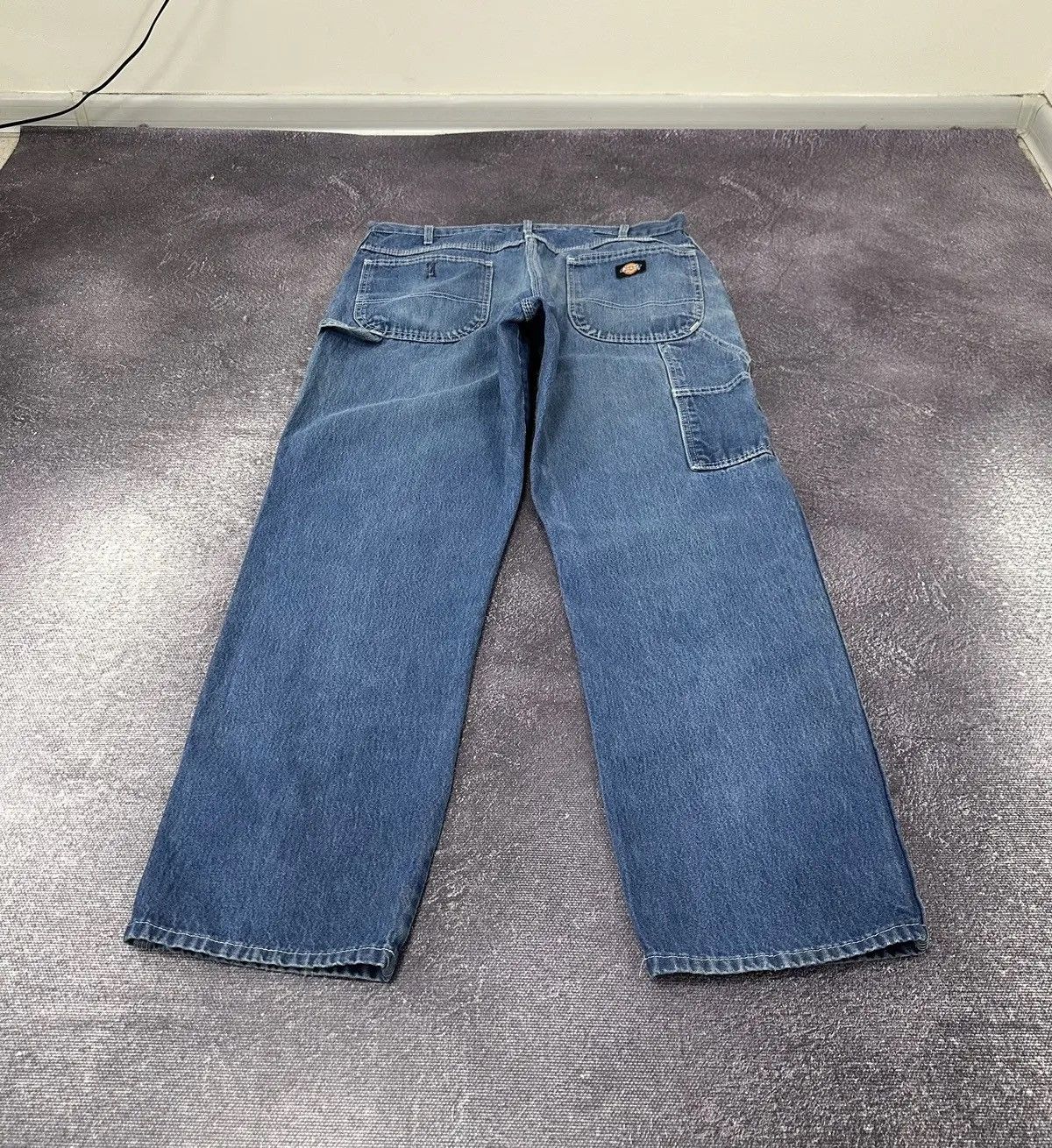 Dickies × Vintage Vintage Dickies Faded Blue Denim Skate Hype Baggy Jeans Size US 36 / EU 52 - 3 Thumbnail