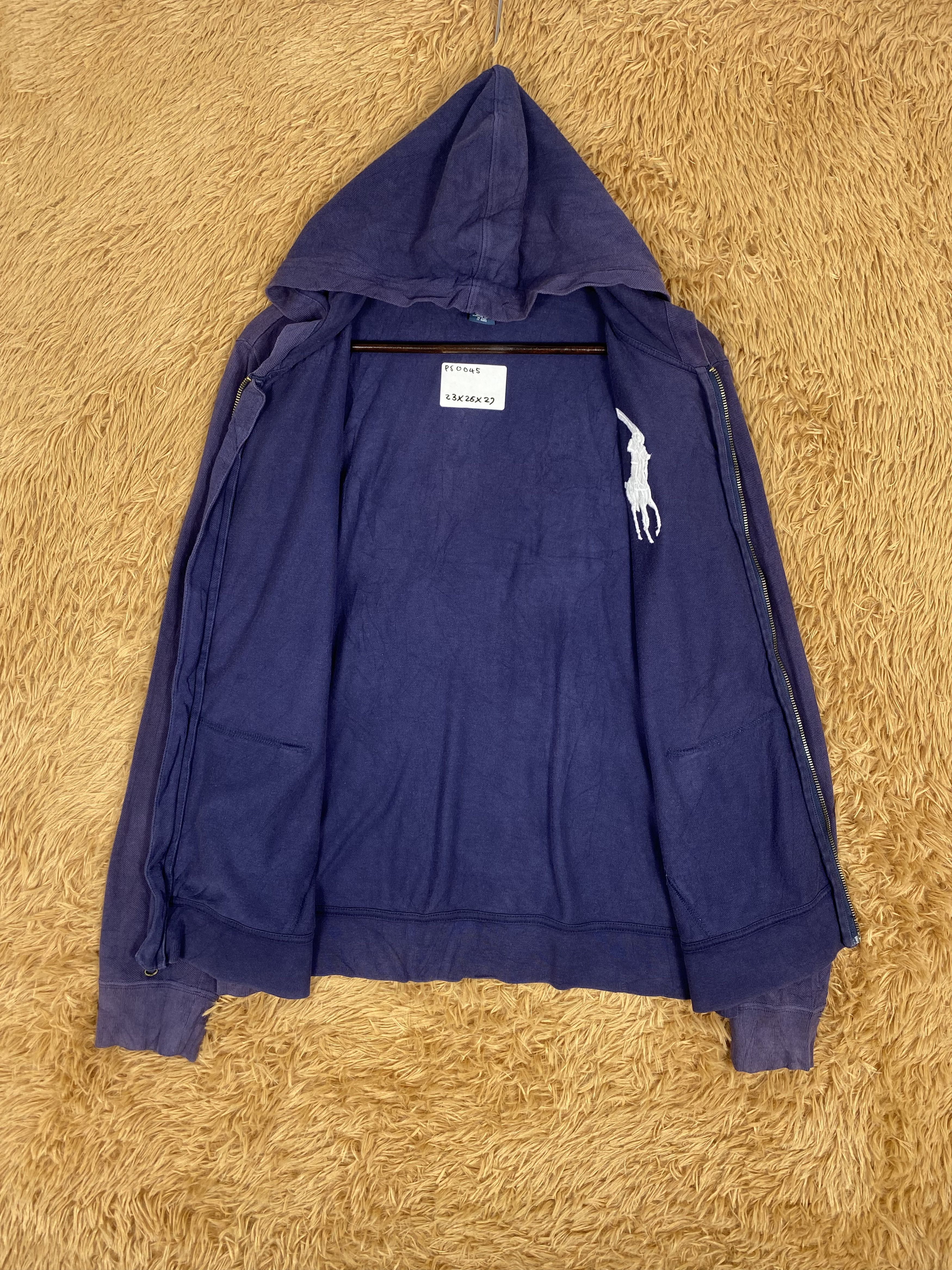 Polo Ralph Lauren Vintage Polo Ralph Lauren Faded Hoodie Sweatshirts PS0045 Size US S / EU 44-46 / 1 - 4 Thumbnail