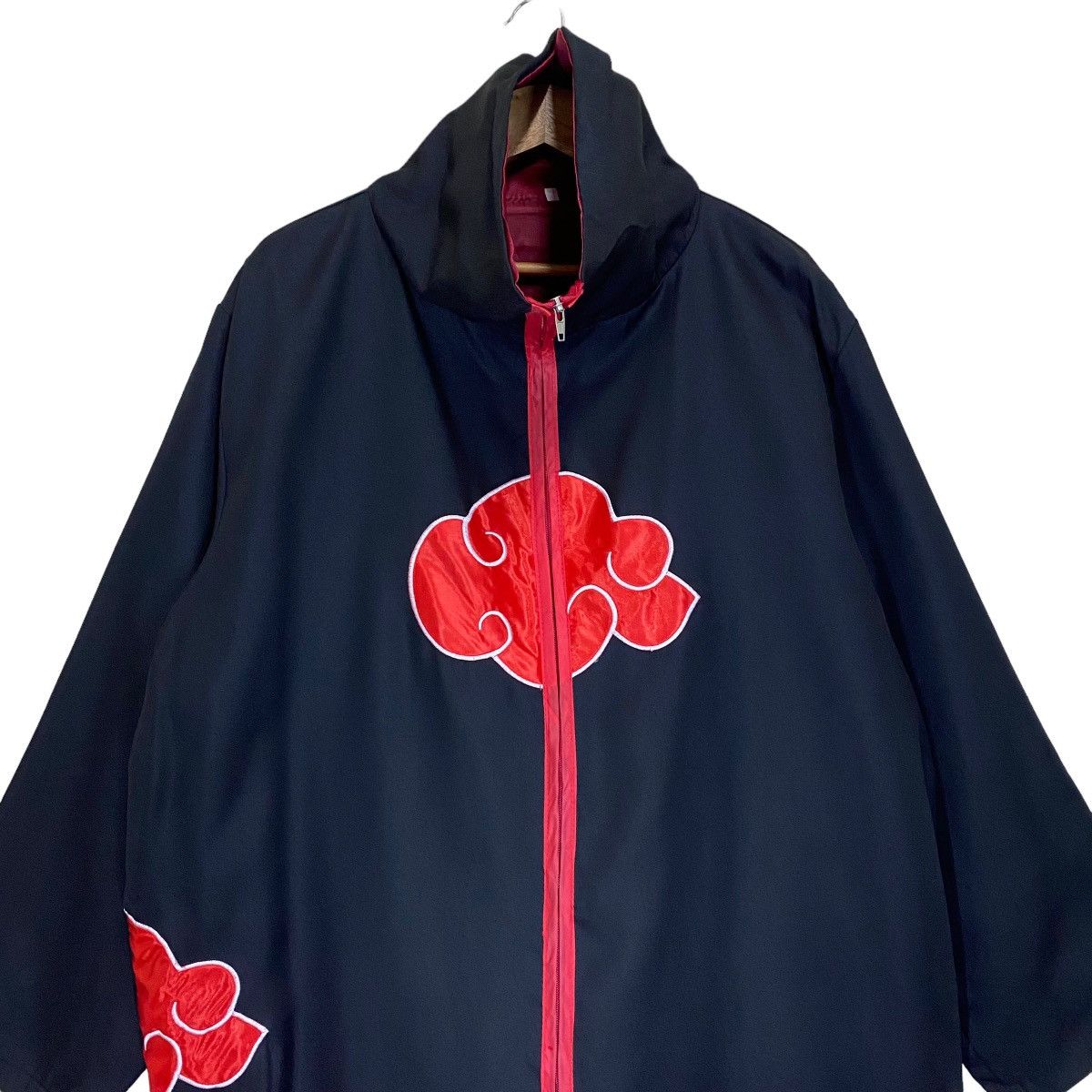Anime Naruto Akatsuki Cloak Cosplay Costume Jacket Coat Anime Size US XL / EU 56 / 4 - 4 Thumbnail