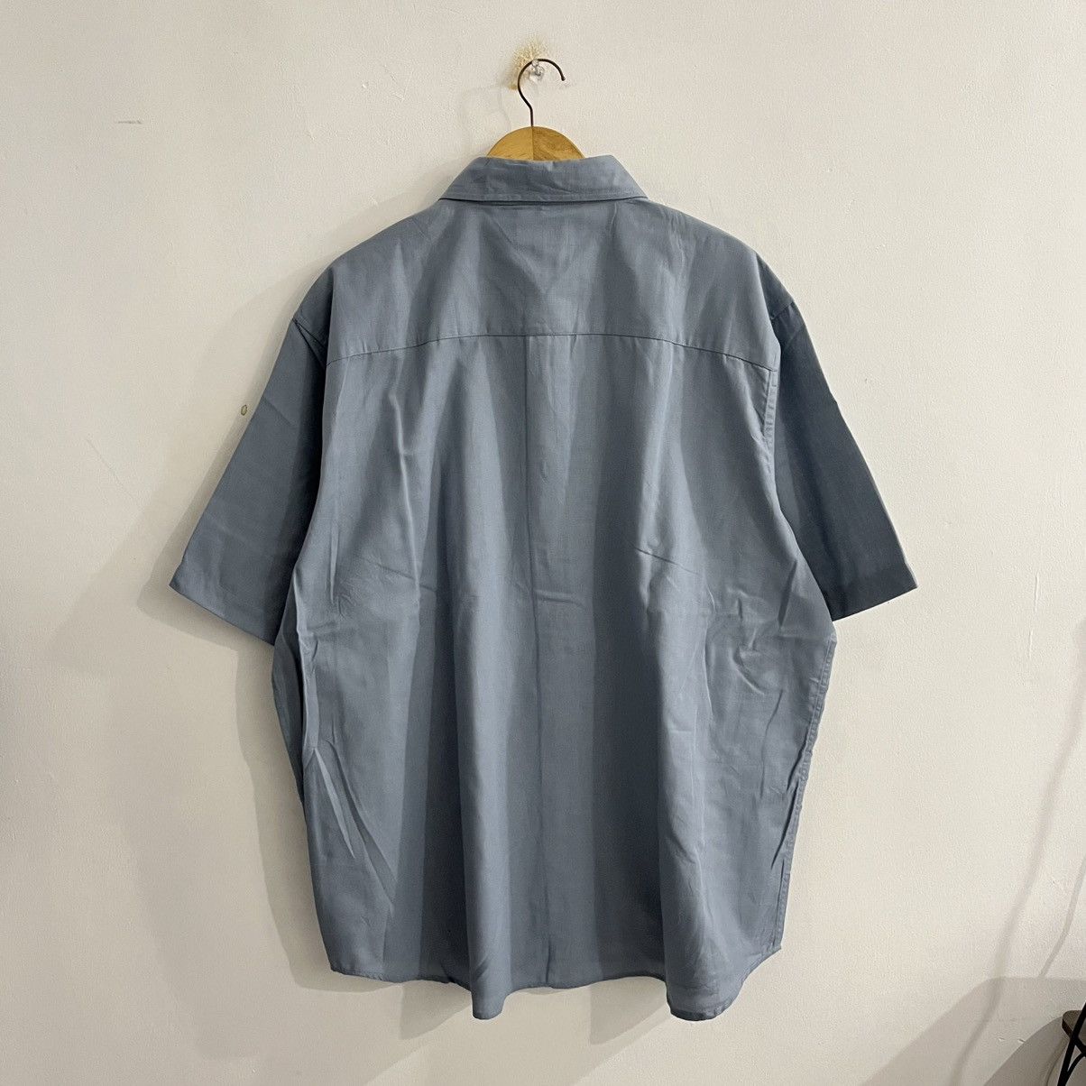 Japanese Brand Natural Story - Bigsize Short Sleeve Button Up Size US XXL / EU 58 / 5 - 6 Thumbnail