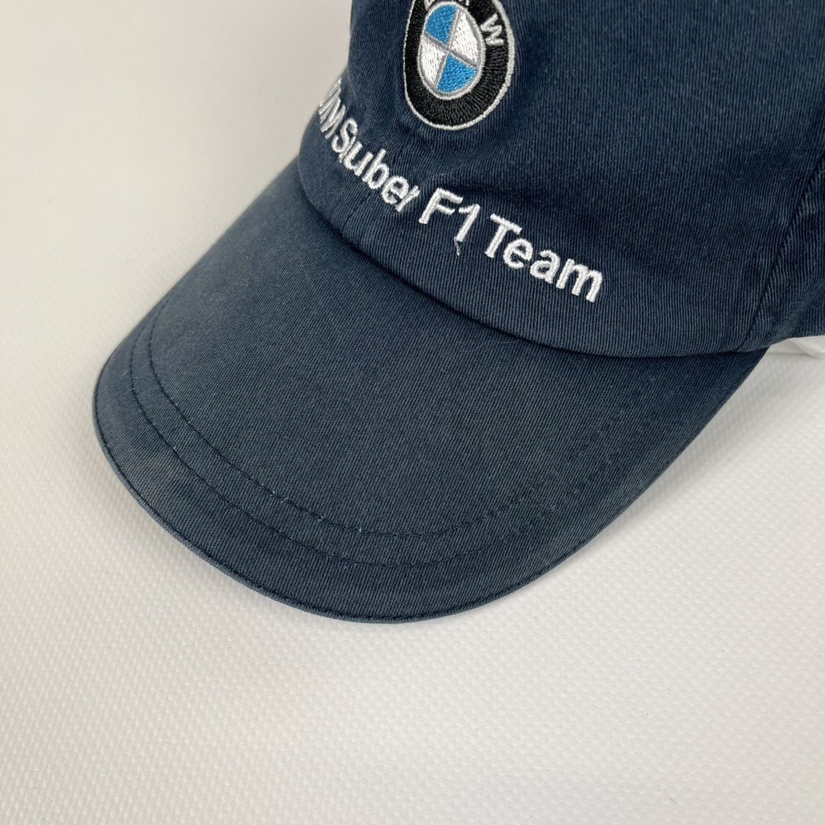 BMW 2009 BMW Sauber F1 Team Racing Sport Top Hat Cap Blue Motor Size ONE SIZE - 9 Thumbnail