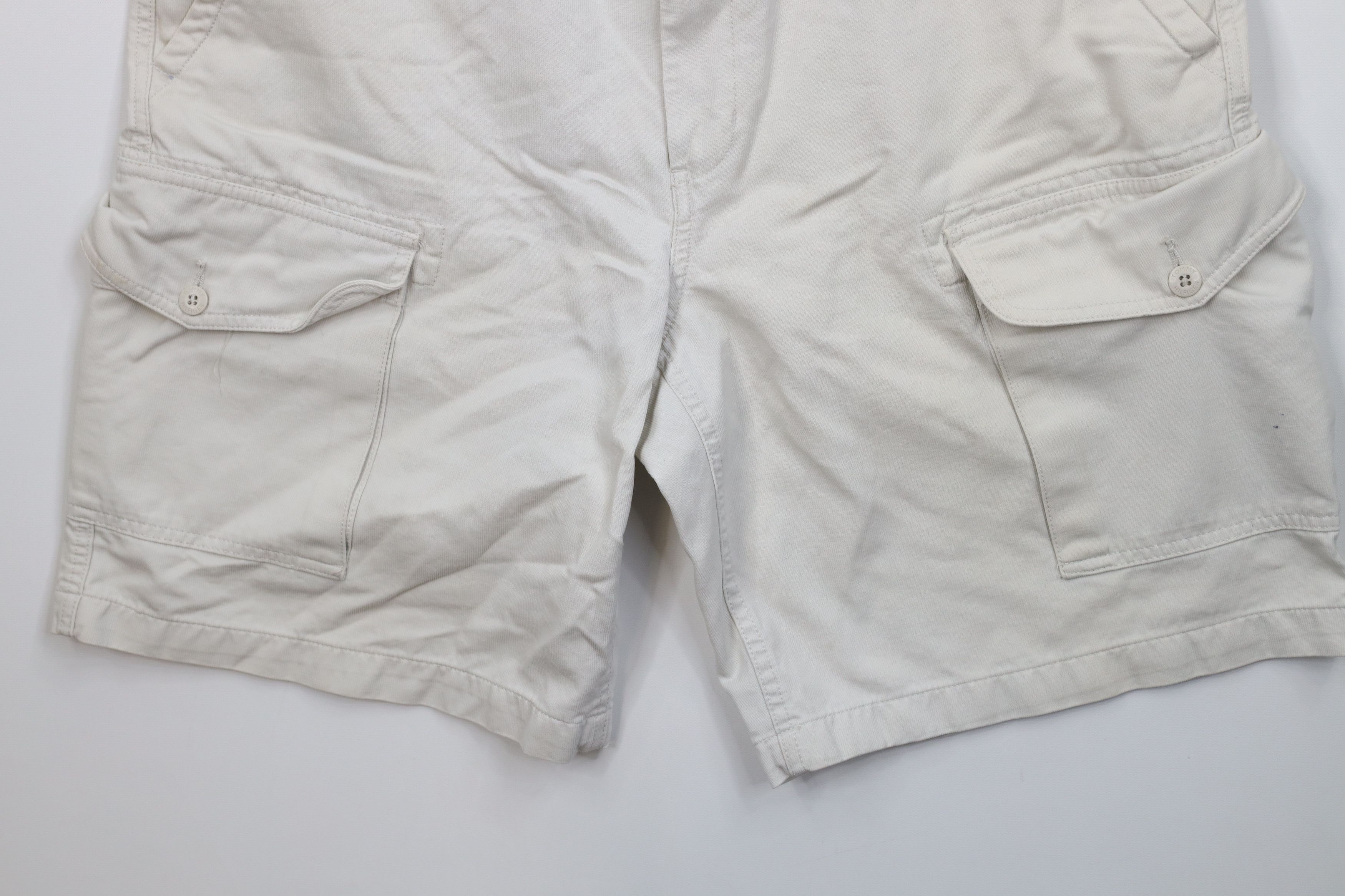 Tommy Hilfiger Vintage Y2K 2004 Tommy Hilfiger Ribbed Surplus Cargo Shorts Size US 34 / EU 50 - 4 Thumbnail