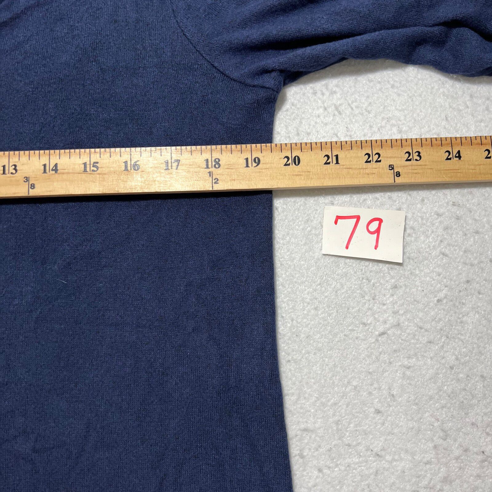 Other SOMA Henley V Neck Blue Lightweight Sweater Pullover Size M / US 6-8 / IT 42-44 - 7 Thumbnail