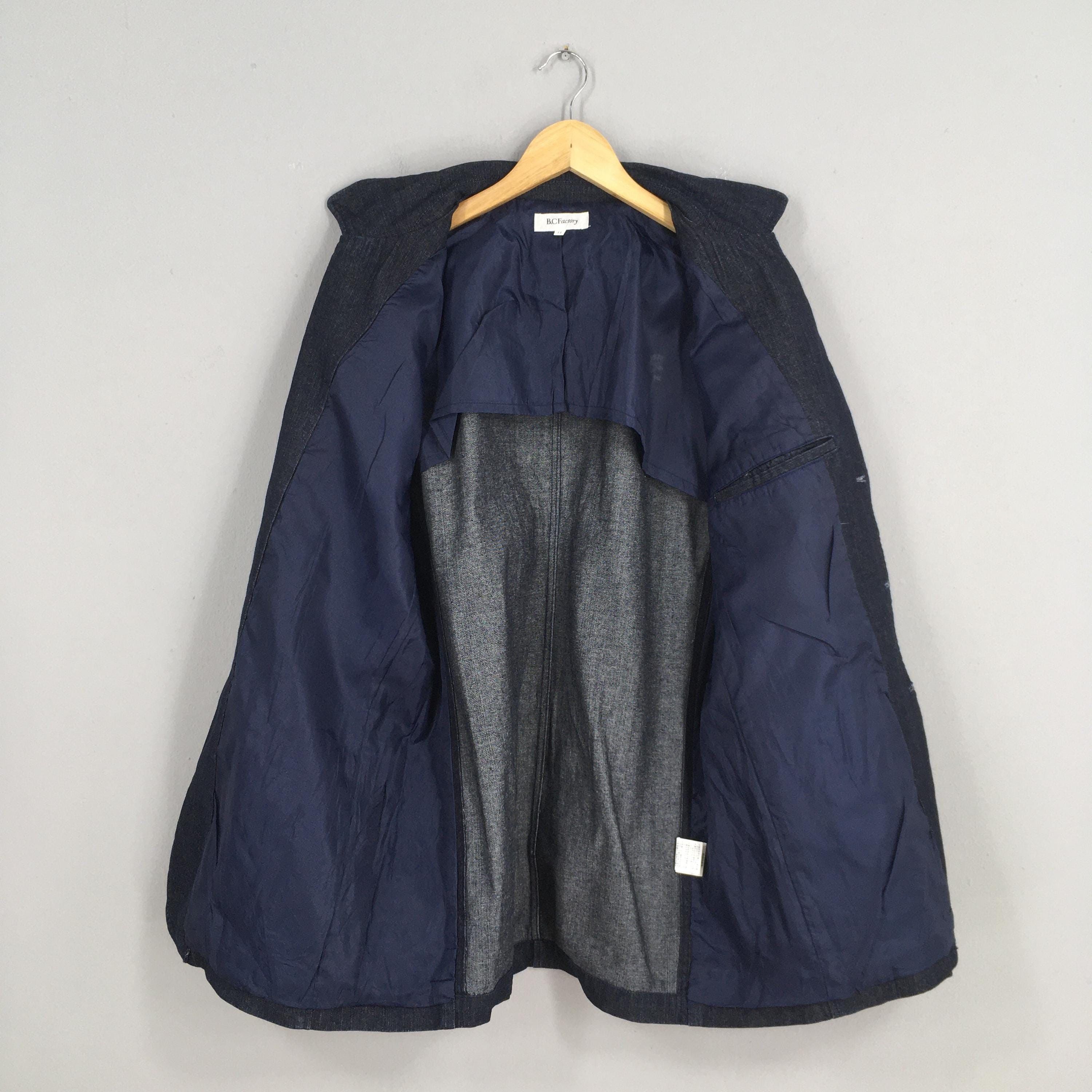45rpm Vintage 90s Indigo Blue Denim Workers Jeans Jacket Large Size US L / EU 52-54 / 3 - 5 Thumbnail