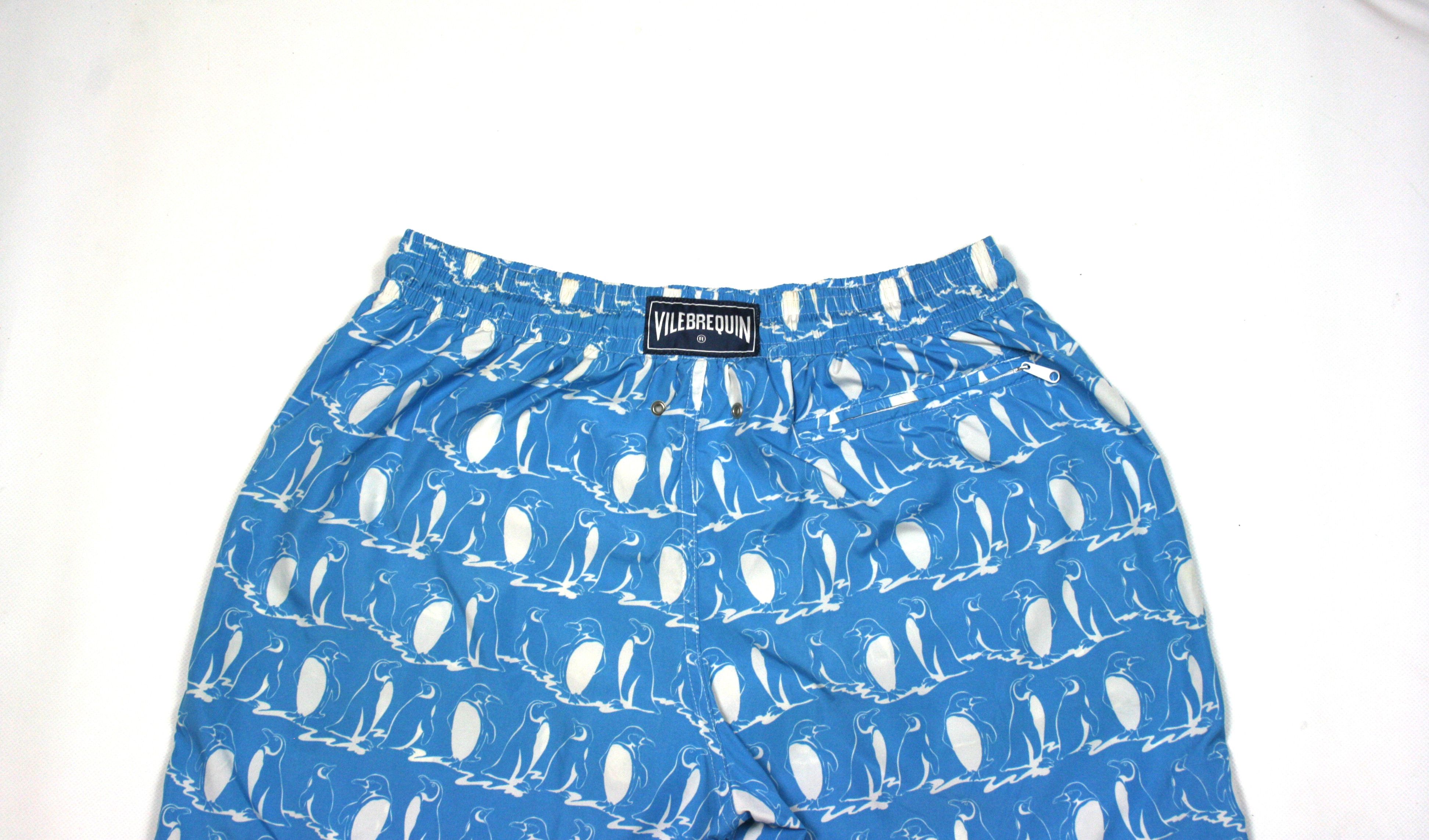 Vilebrequin Penguins Printed Packable Swim Shorts Size US 34 / EU 50 - 4 Thumbnail