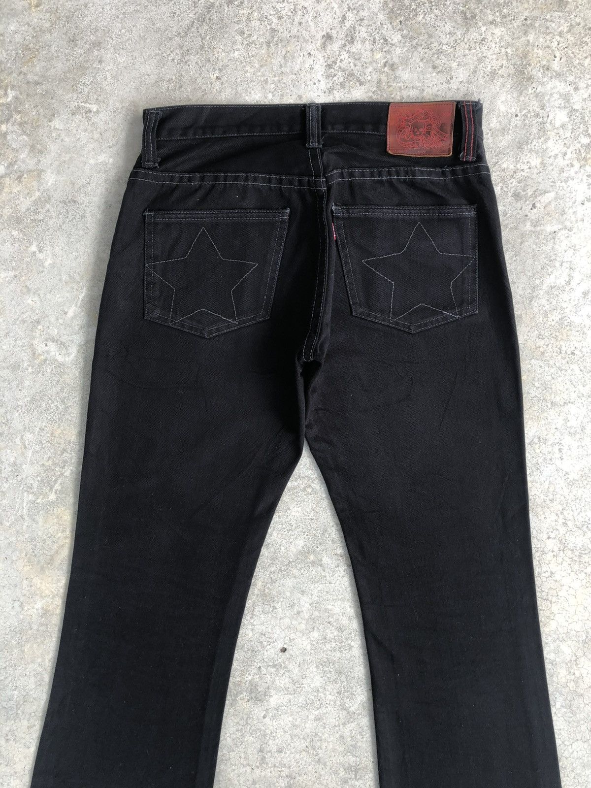 Skull Jeans by an Alchemist Skull Jeans by an Alchemist Flared Jeans Embroidered Size US 31 - 8 Thumbnail