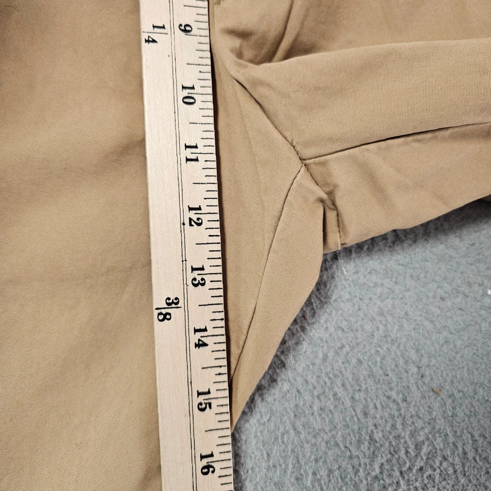 Dockers DOCKERS Washed Khaki Pant Mens 36x28.5 Classic Fit Cotton Flat Front Shirt Size US 36 / EU 52 - 5 Thumbnail