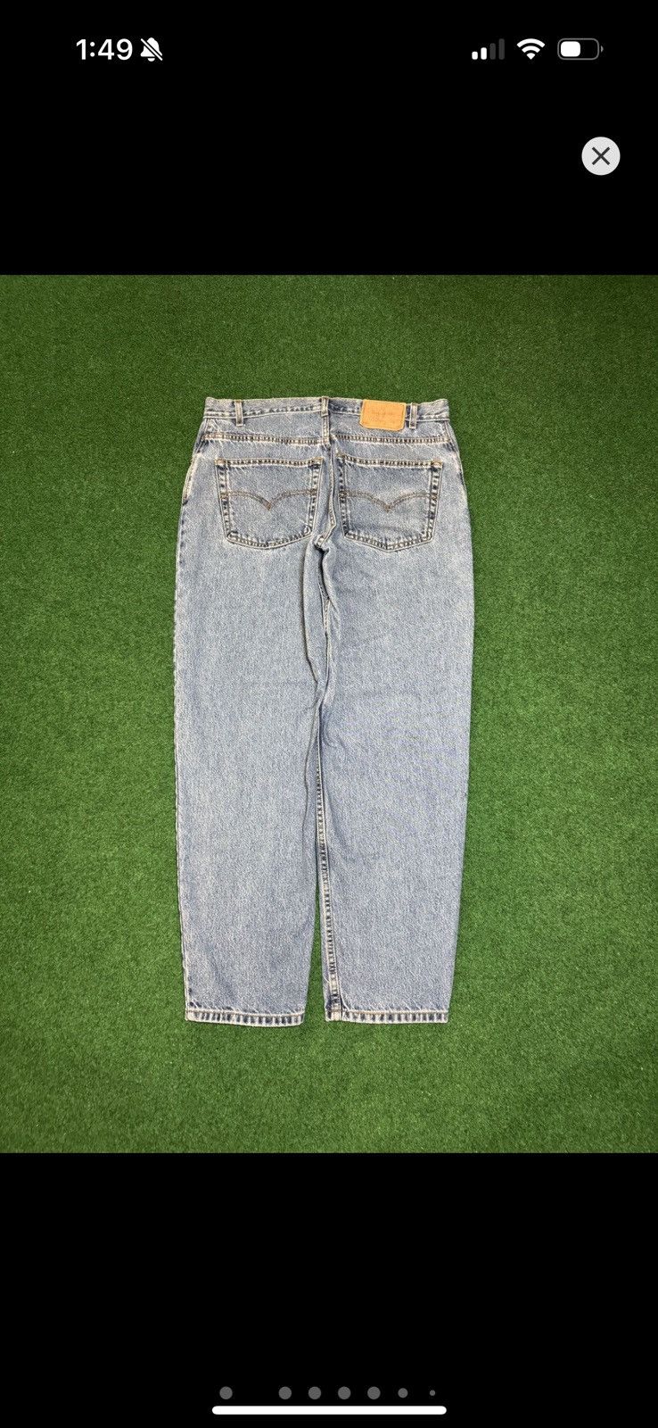Levi's Vintage Clothing Vintage Y2K Levi’s Relaxed Baggy Skater Light Wash Jeans Size US 36 / EU 52 - 3 Thumbnail