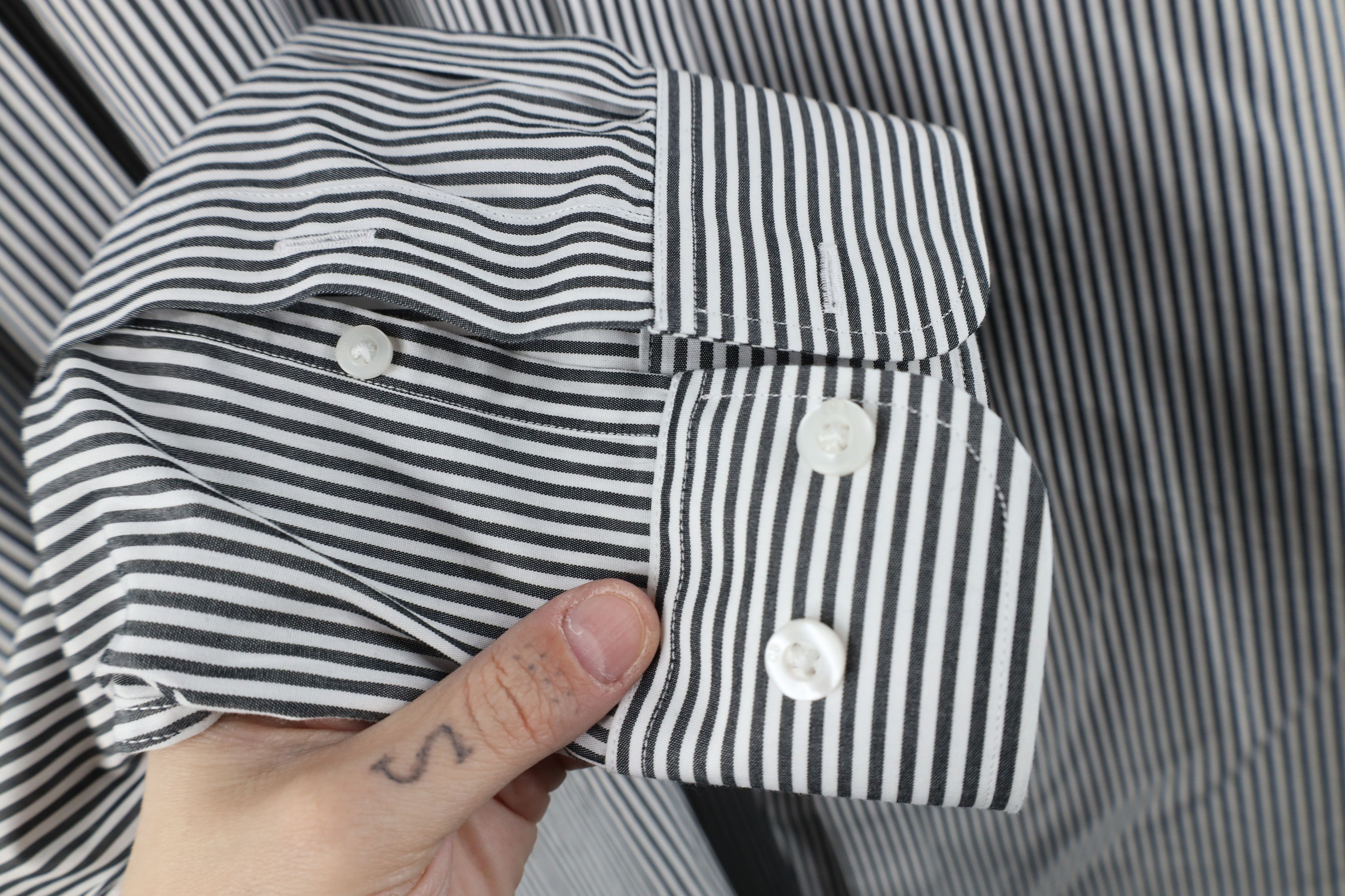 Vintage Vintage 90s Ohio State University Striped Button Down Shirt Size US XL / EU 56 / 4 - 7 Thumbnail
