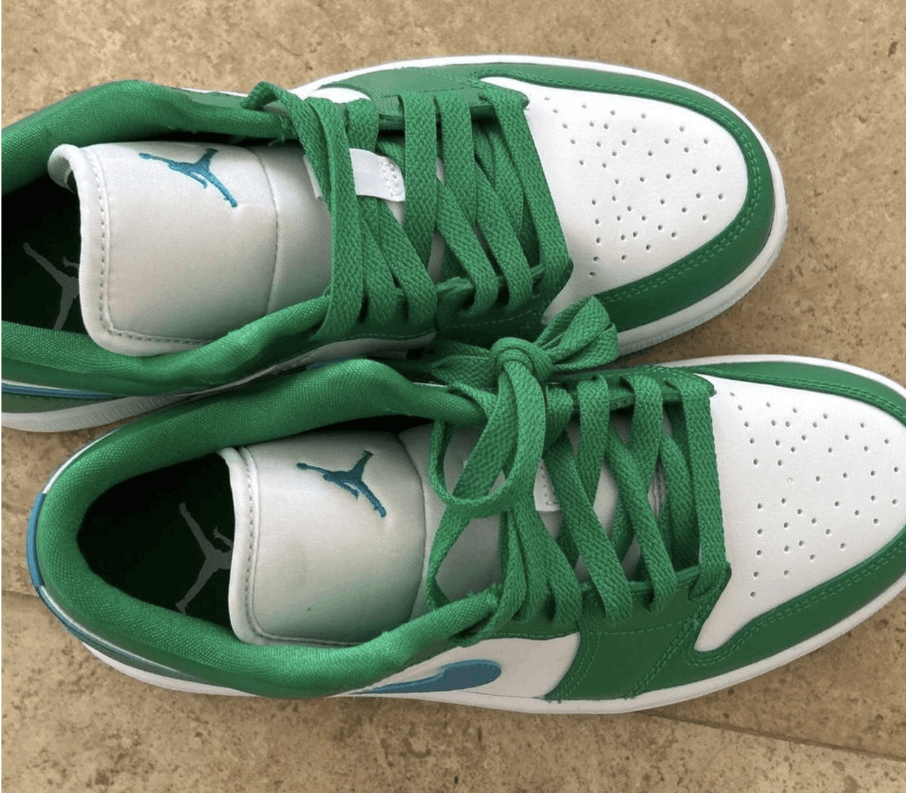 Jordan Brand × Nike Women’s Jordan 1 Low Lucky Green size 7 Size US 7 / IT 37 - 4 Thumbnail