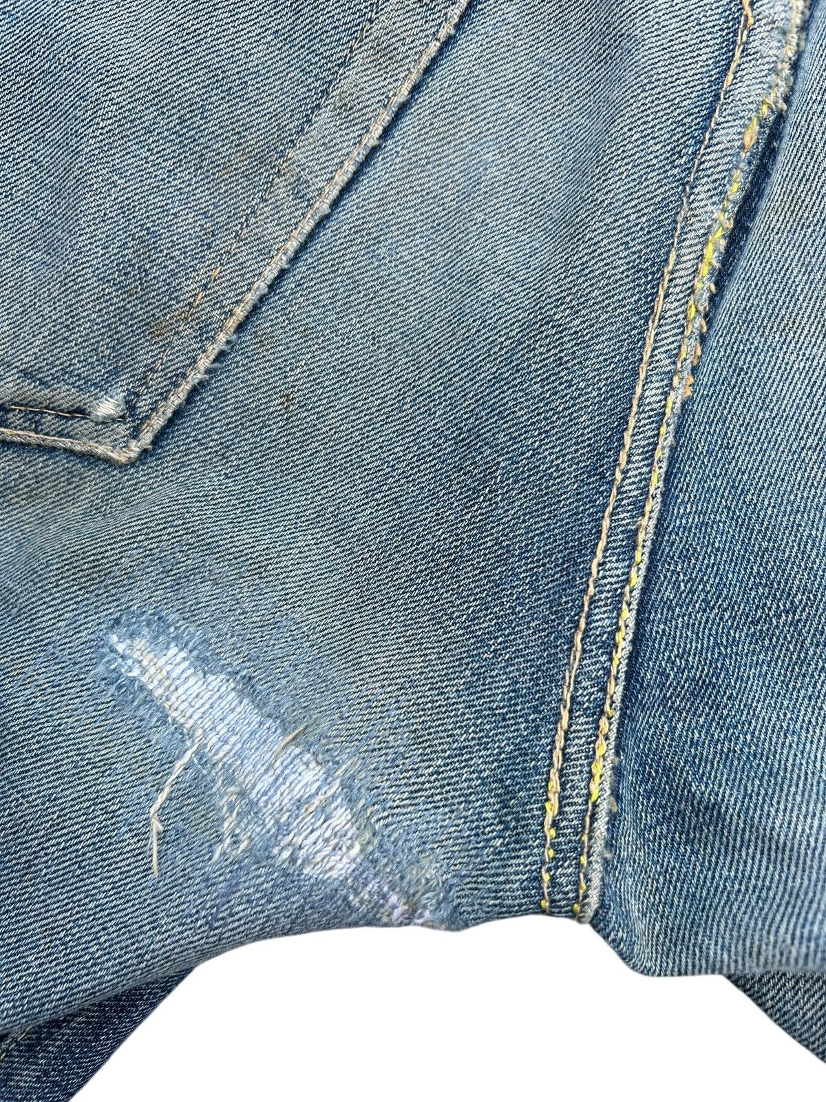 Kapital Vintage Skull Fab Four Alchemist Selvedge Repair Denim jeans Size US 33 - 16 Thumbnail