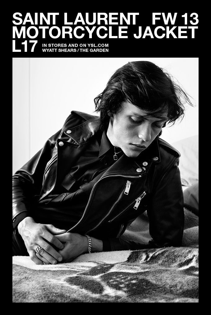 Hedi Slimane SAINT LAURENT BY HEDI SLIMANE L17 CALF LEATHER JACKET SIZE42 Size US XS / EU 42 / 0 - 7 Thumbnail